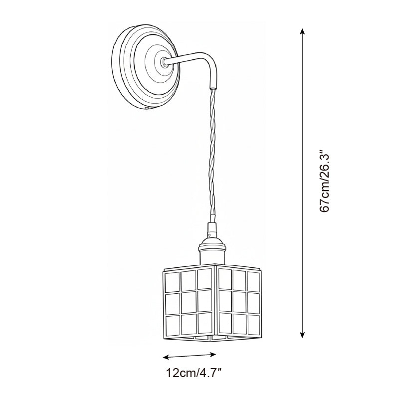 Mosaic Vintage Glass Atelier Wall Light