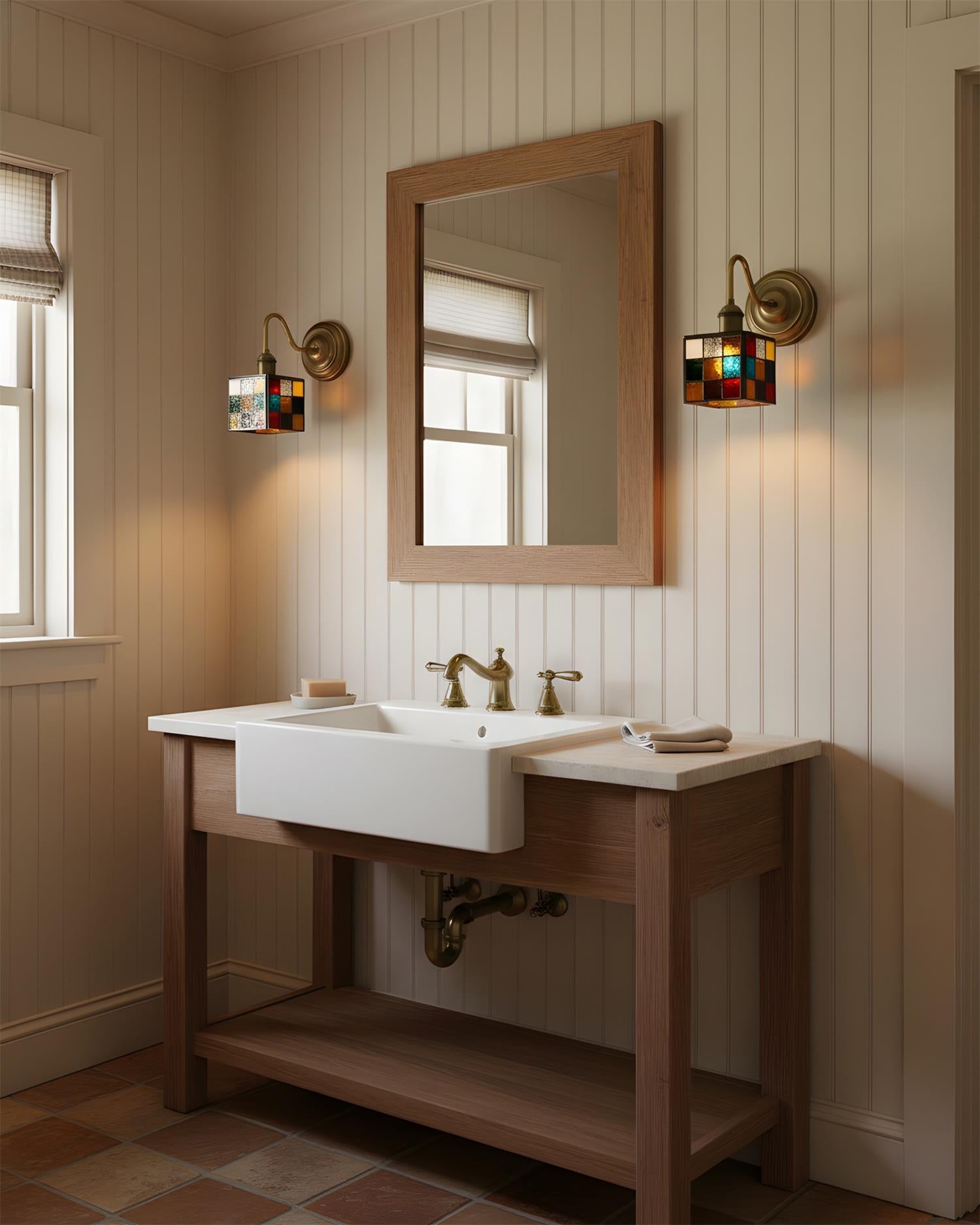 Mosaic Vintage Glass Atelier Wall Light