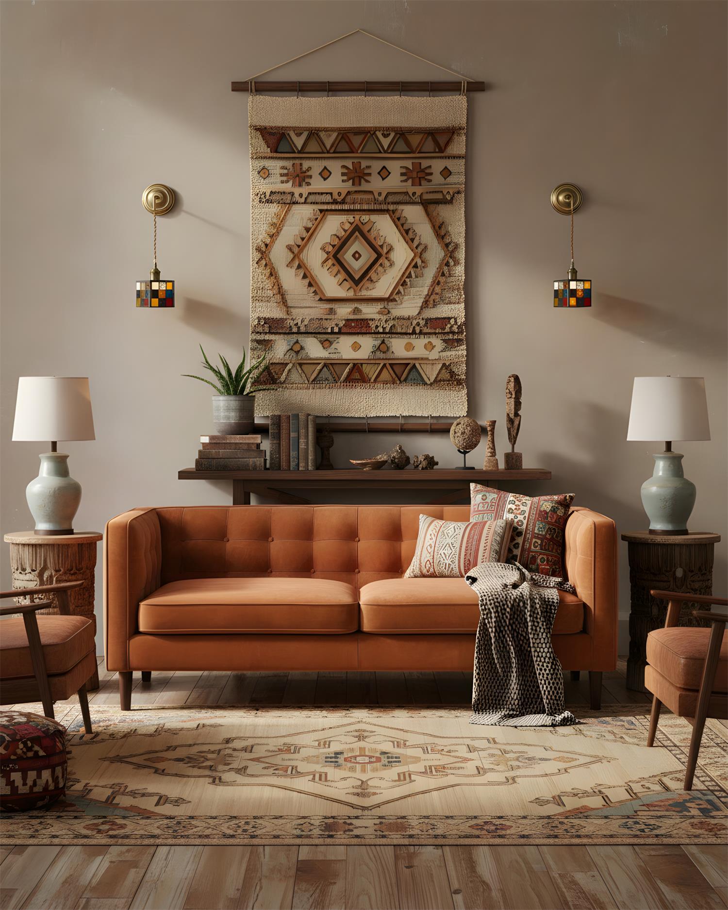 Mosaic Vintage Glass Atelier Wall Light