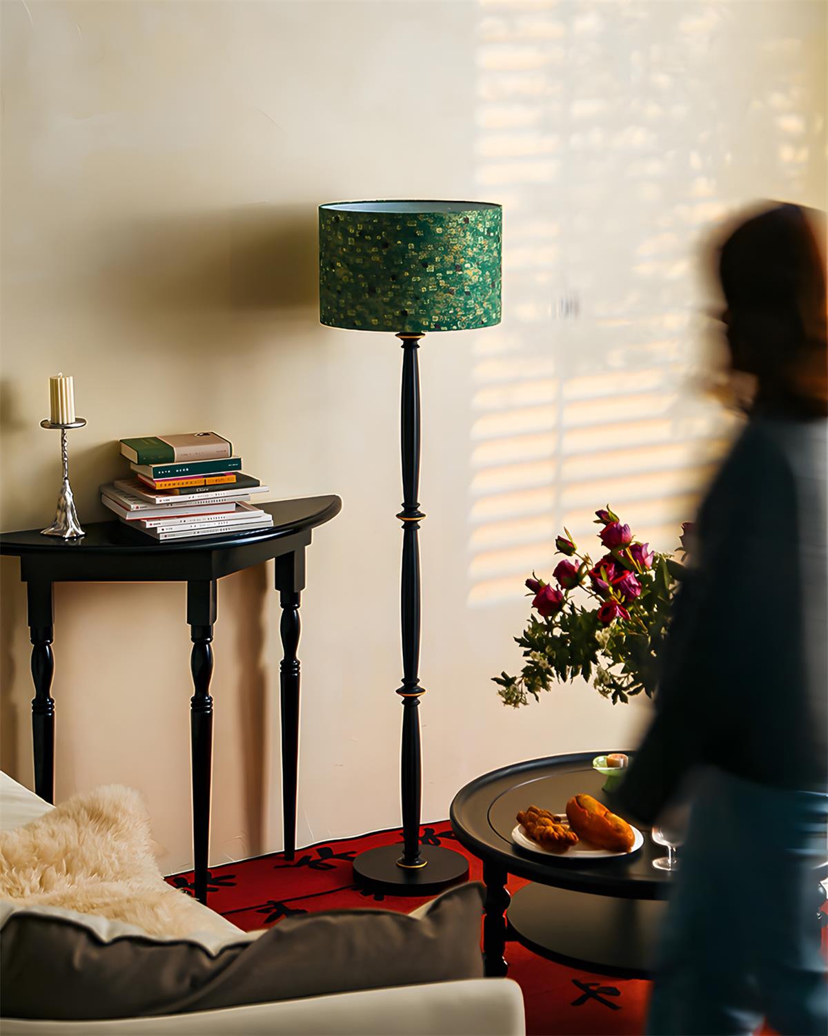 Mosaic Rustic Wood Floor Light