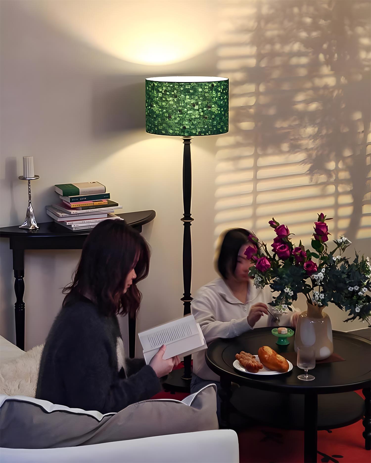 Mosaic Rustic Wood Floor Light