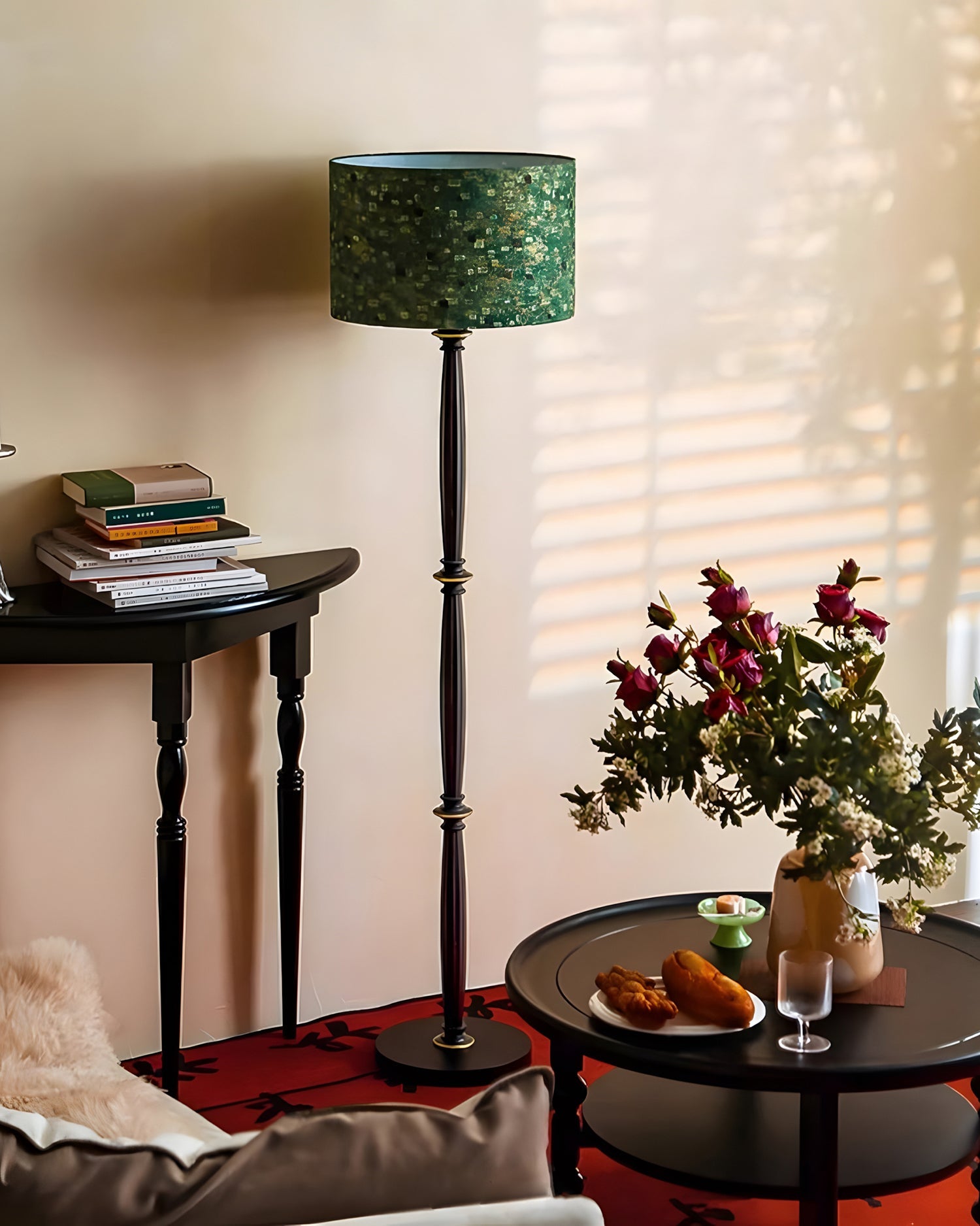 Mosaic Rustic Wood Floor Light