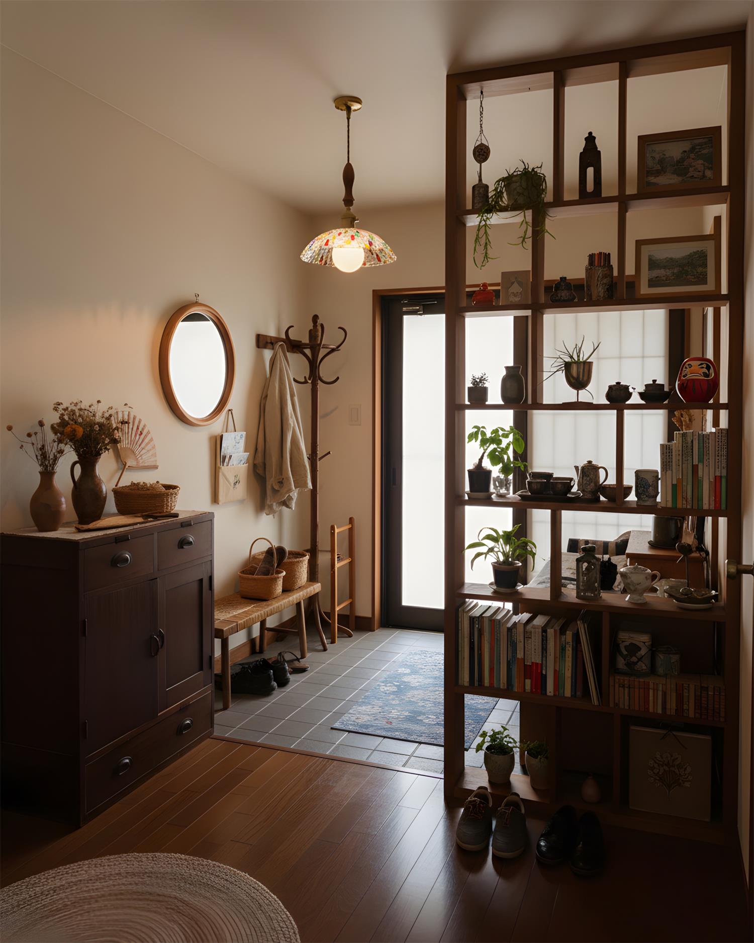 Mosaicra Bohemian Glass Pendant Light