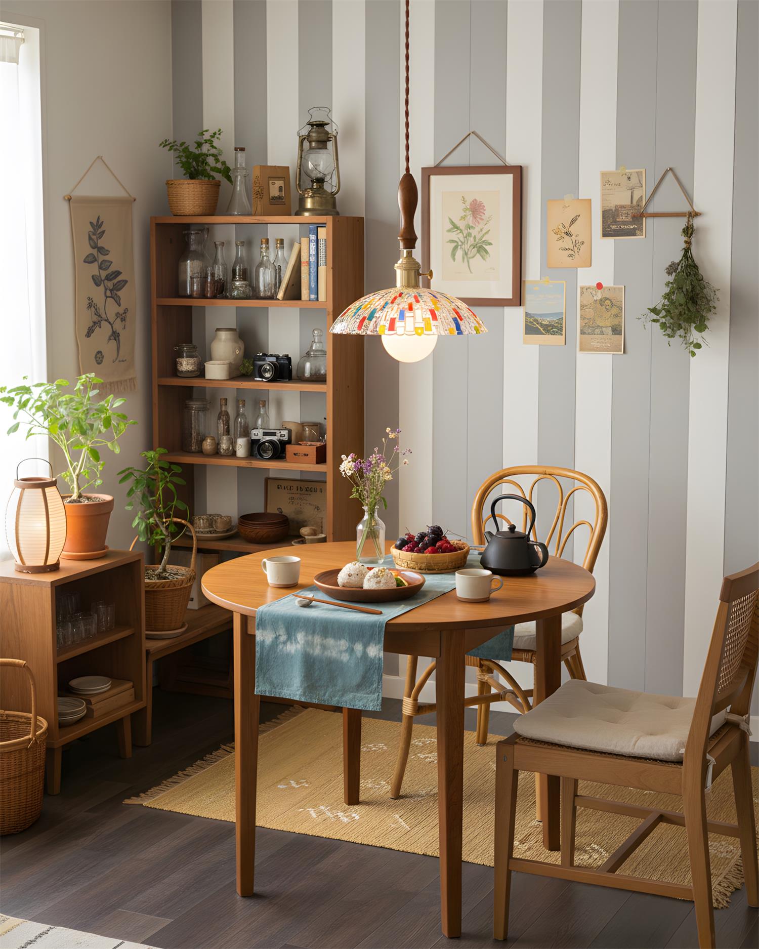 Mosaicra Bohemian Glass Pendant Light