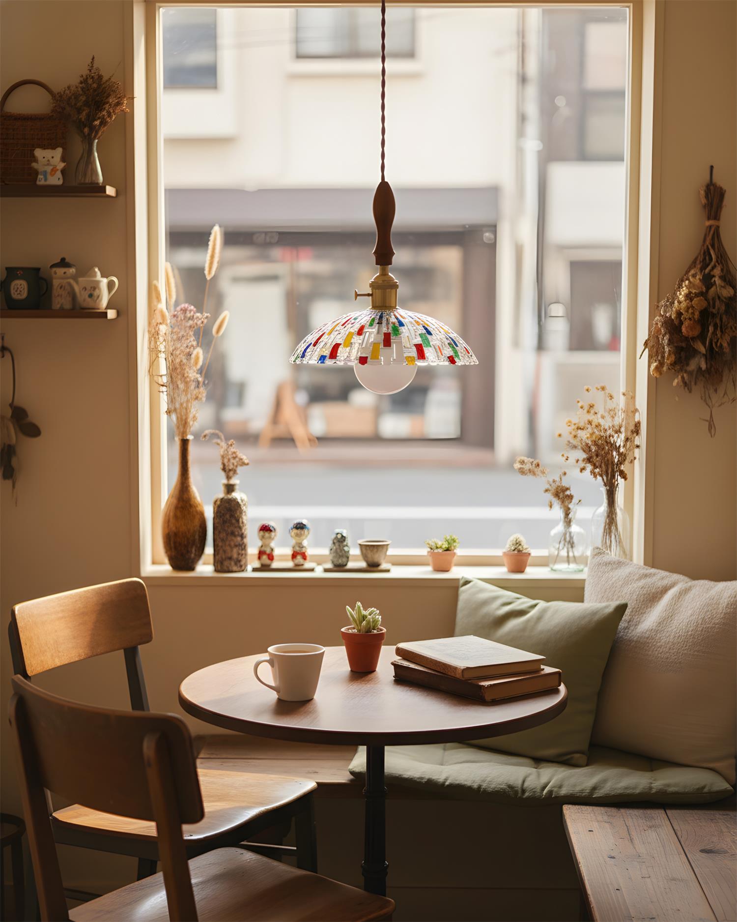 Mosaicra Bohemian Glass Pendant Light
