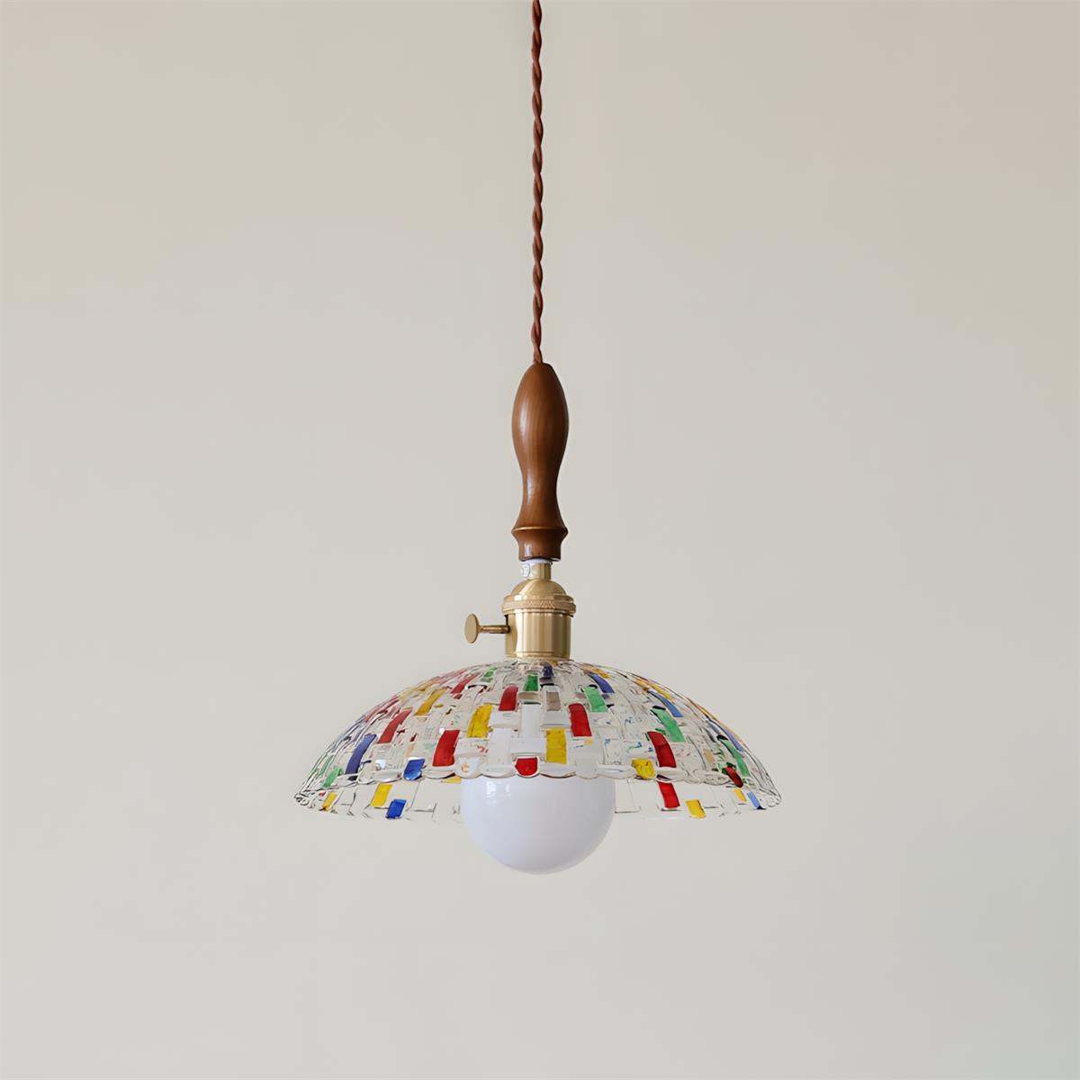 Mosaicra Bohemian Glass Pendant Light