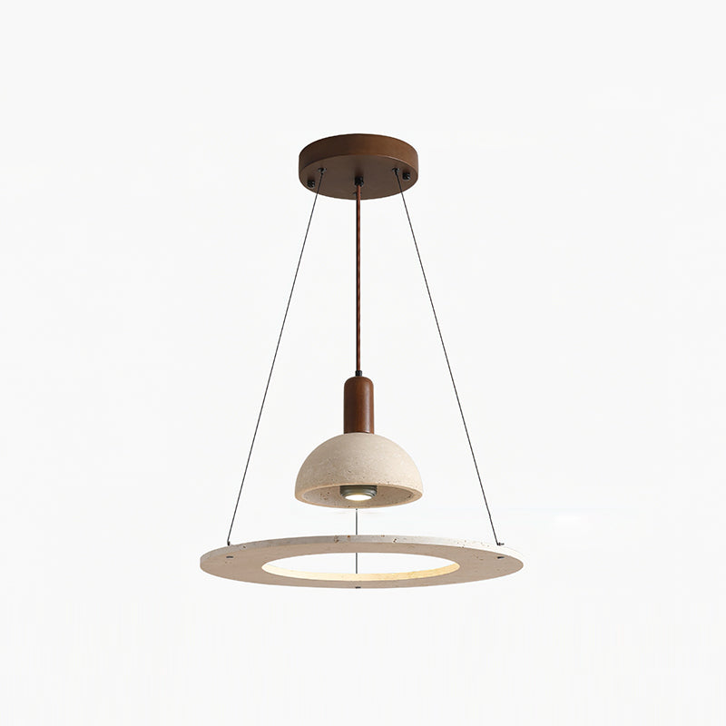 Moshi Contemporary Travertine Pendant Light