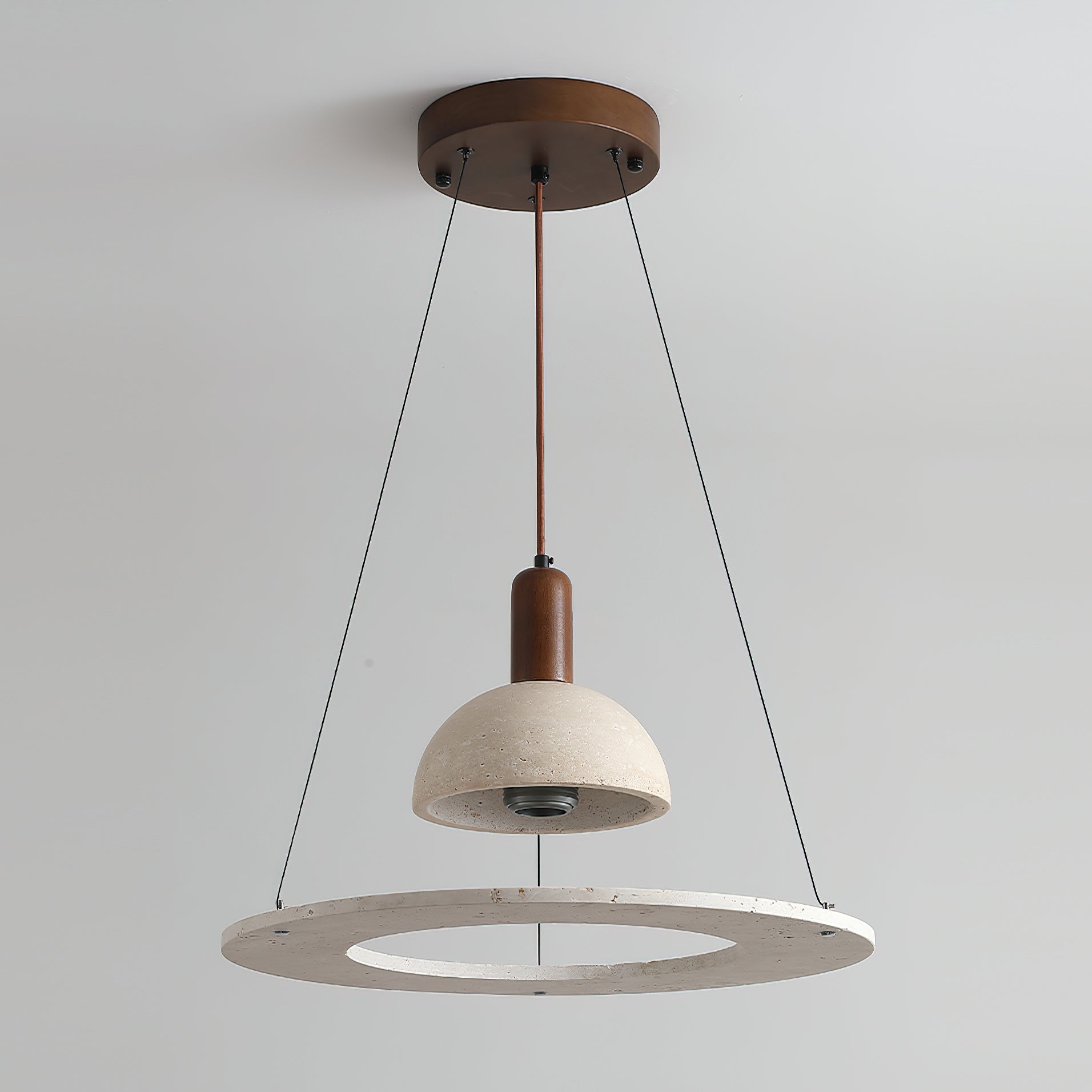 Moshi Contemporary Travertine Pendant Light