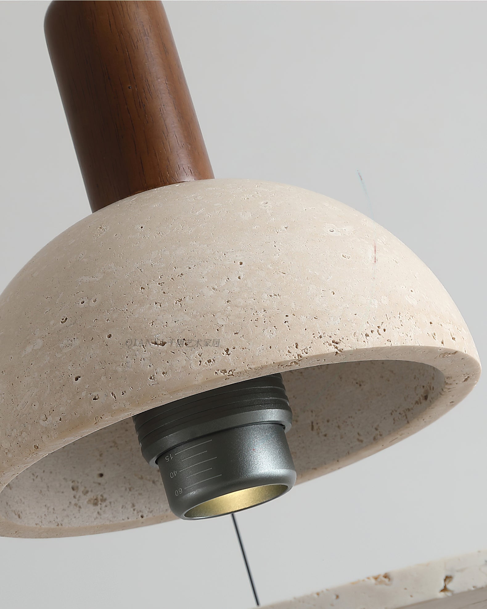 Moshi Contemporary Travertine Pendant Light