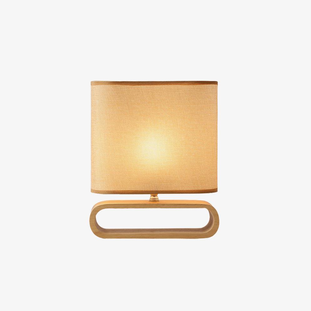 Loop Rustic Wood Table Lamp - Blowlighting