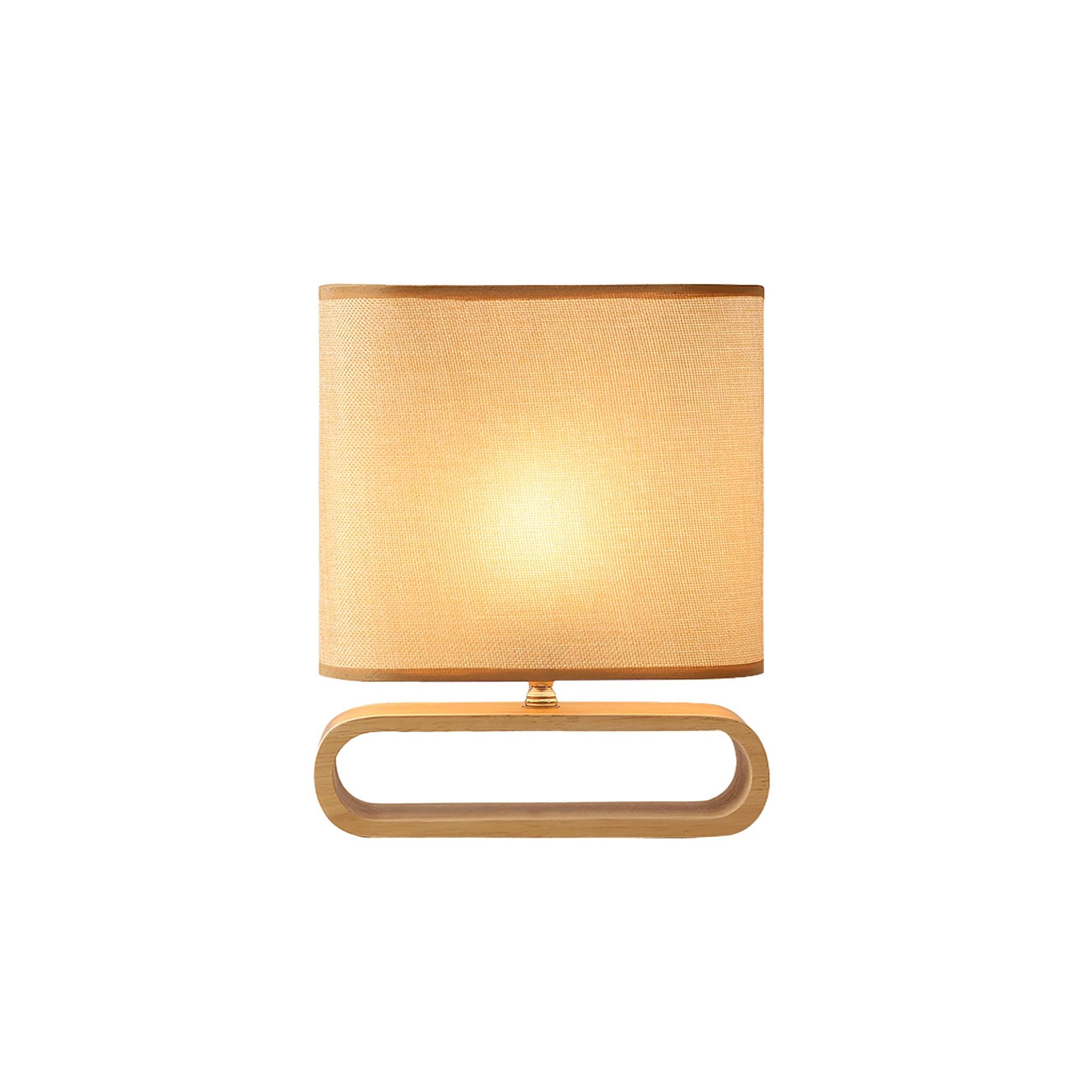 Loop Rustic Wood Table Lamp - Blowlighting