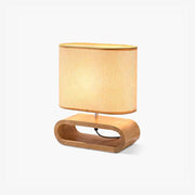 Loop Rustic Wood Table Lamp - Blowlighting