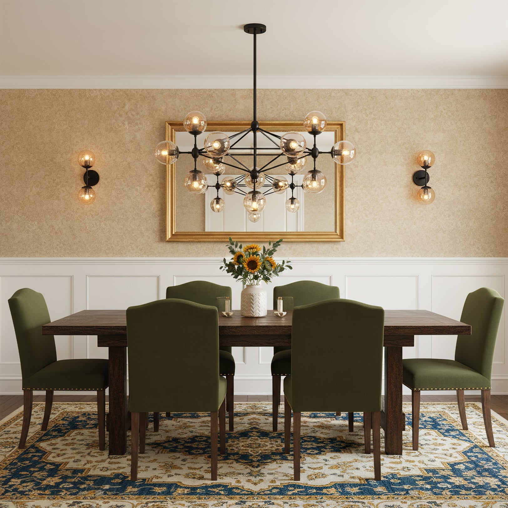 Moto Modern Glass Chandelier