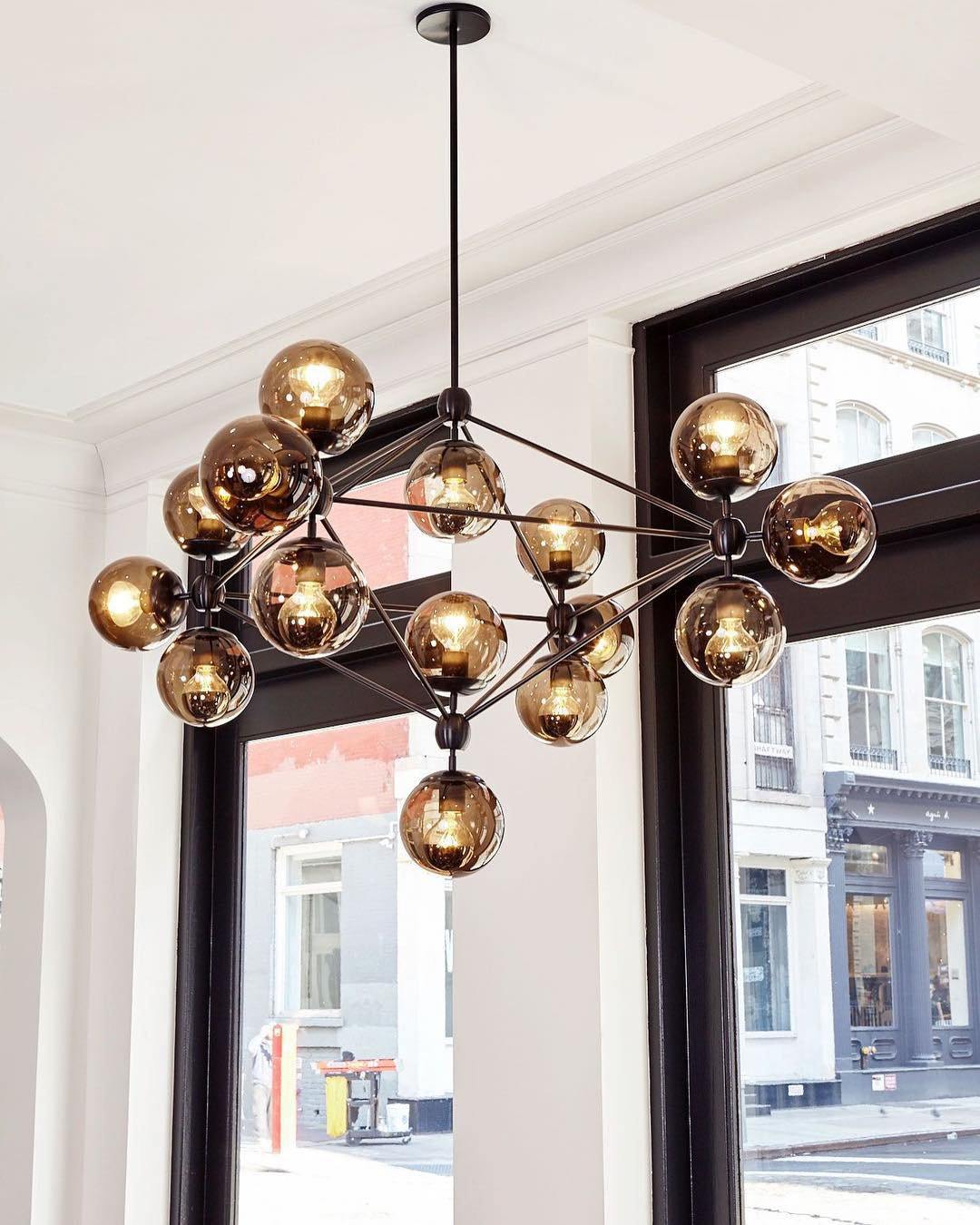 Moto Modern Glass Chandelier