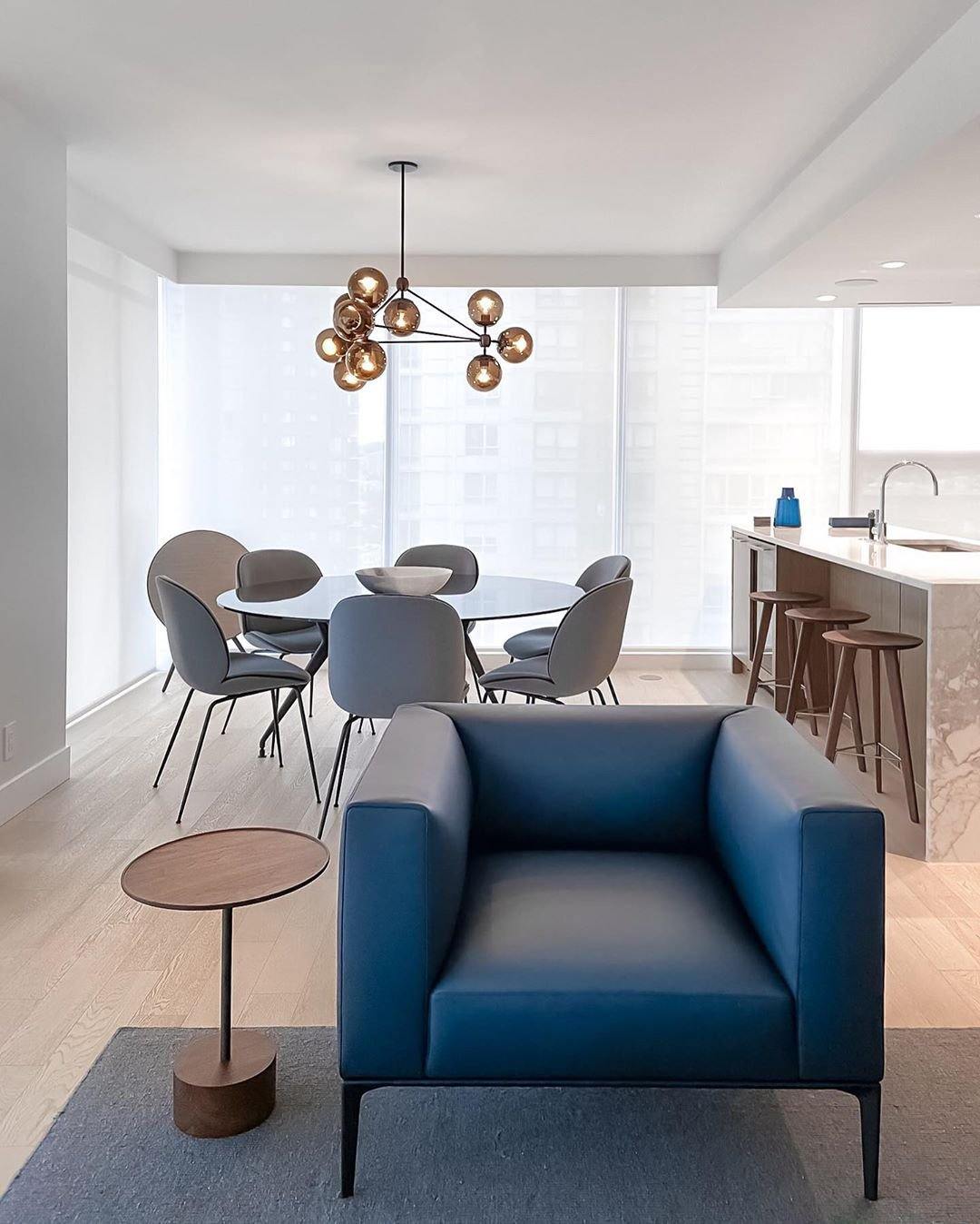 Moto Modern Glass Chandelier