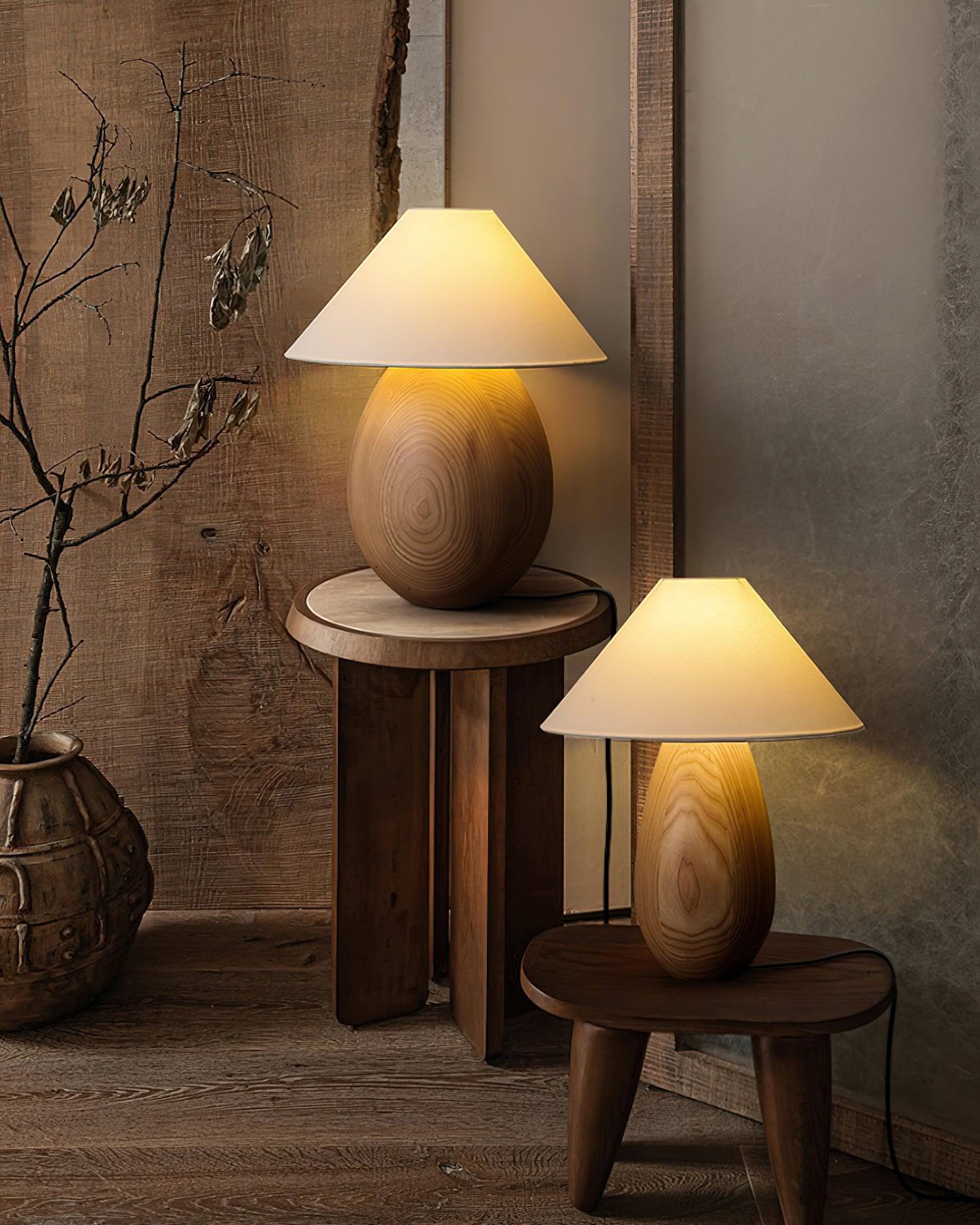 Mountain Wood Table Lamp - Blowlighting