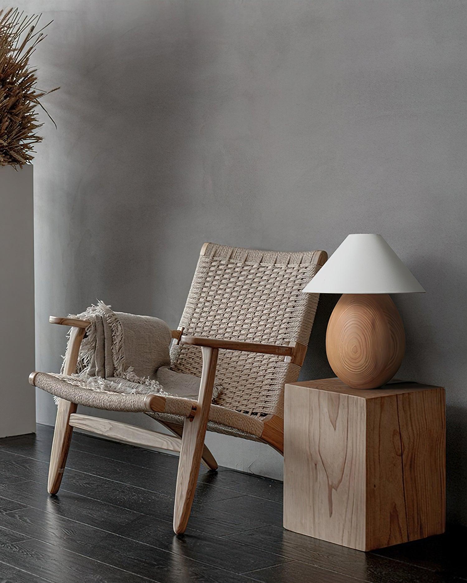 Mountain Wood Table Lamp - Blowlighting