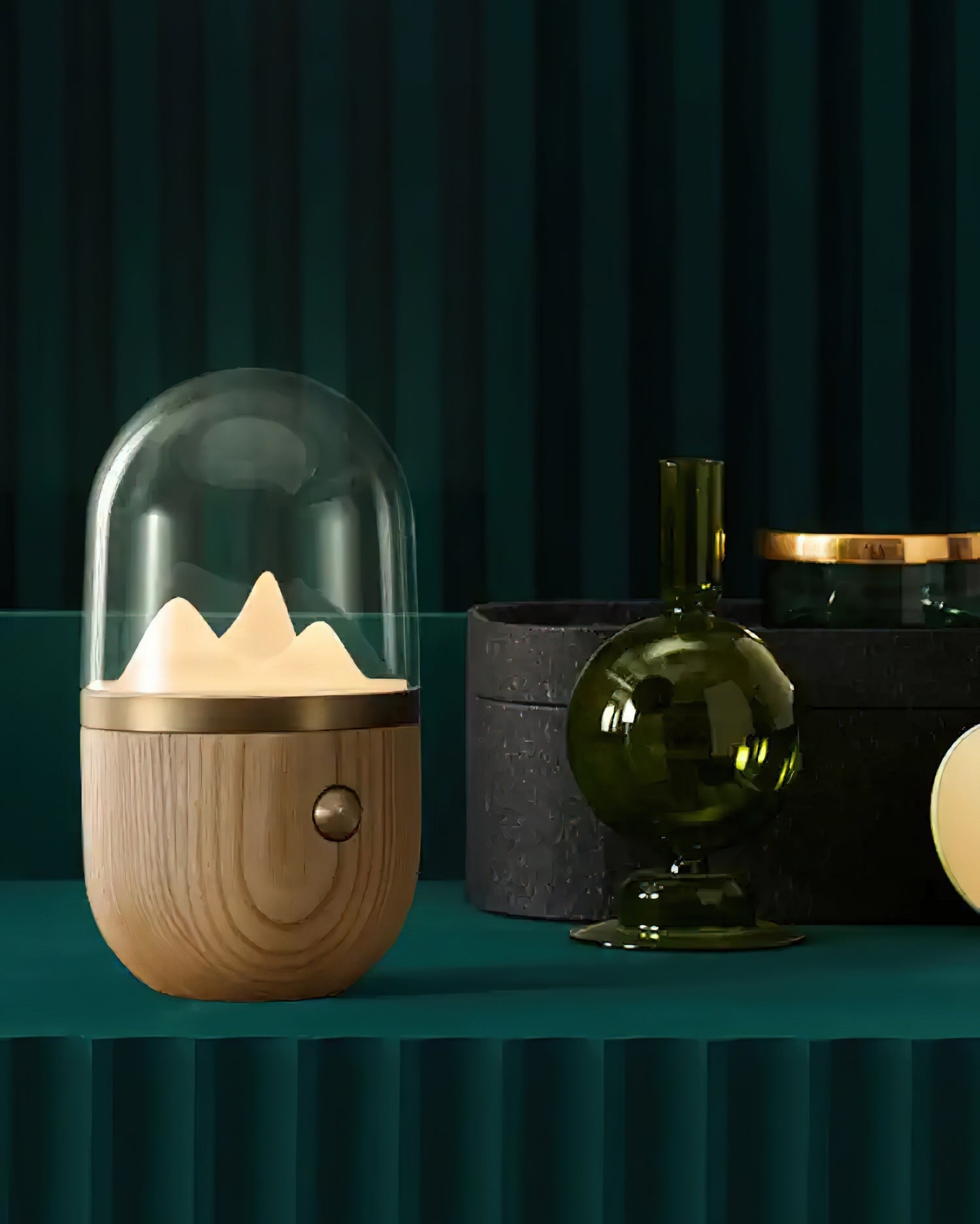 Mountain Peak Night Table Lamp - Blowlighting