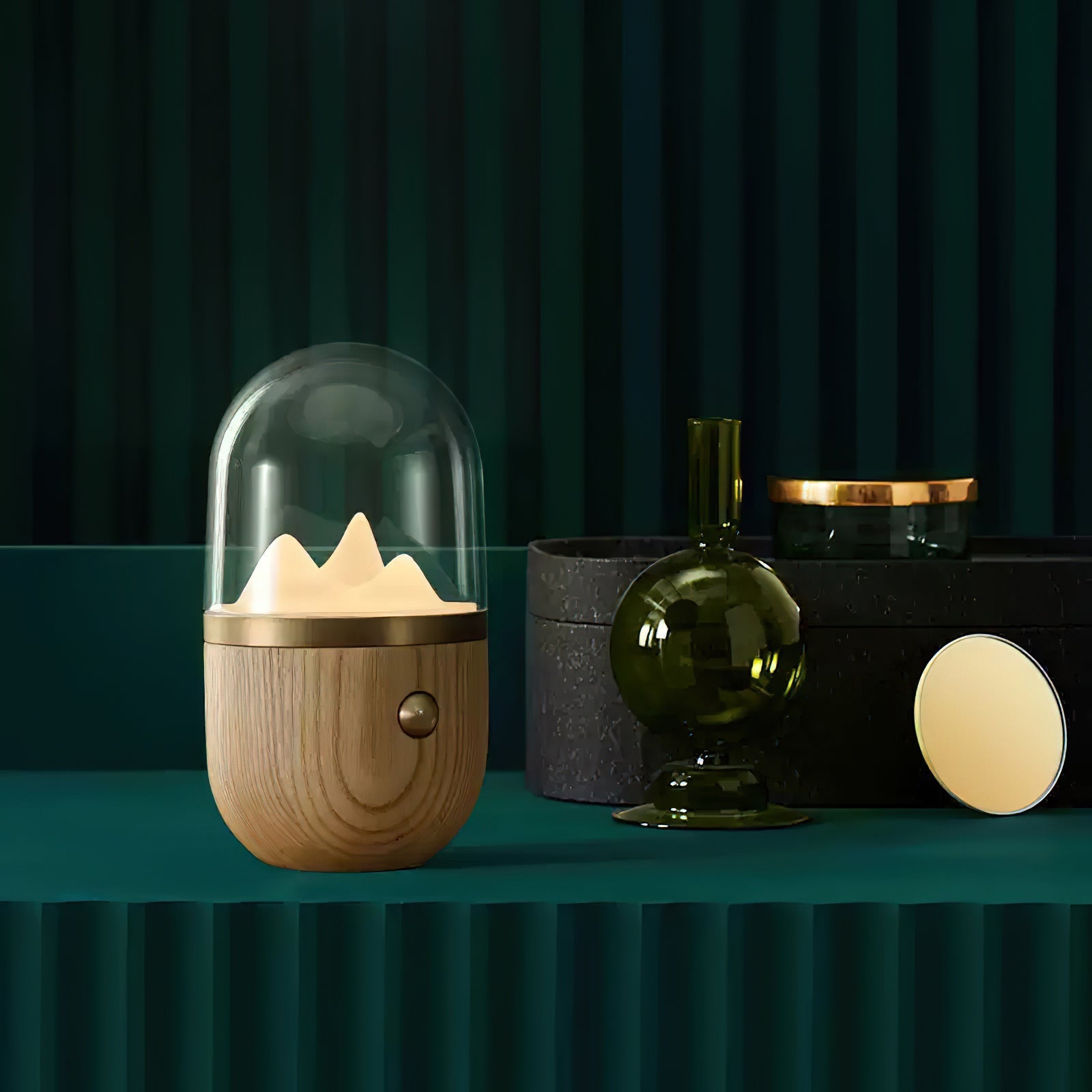 Mountain Peak Night Table Lamp - Blowlighting