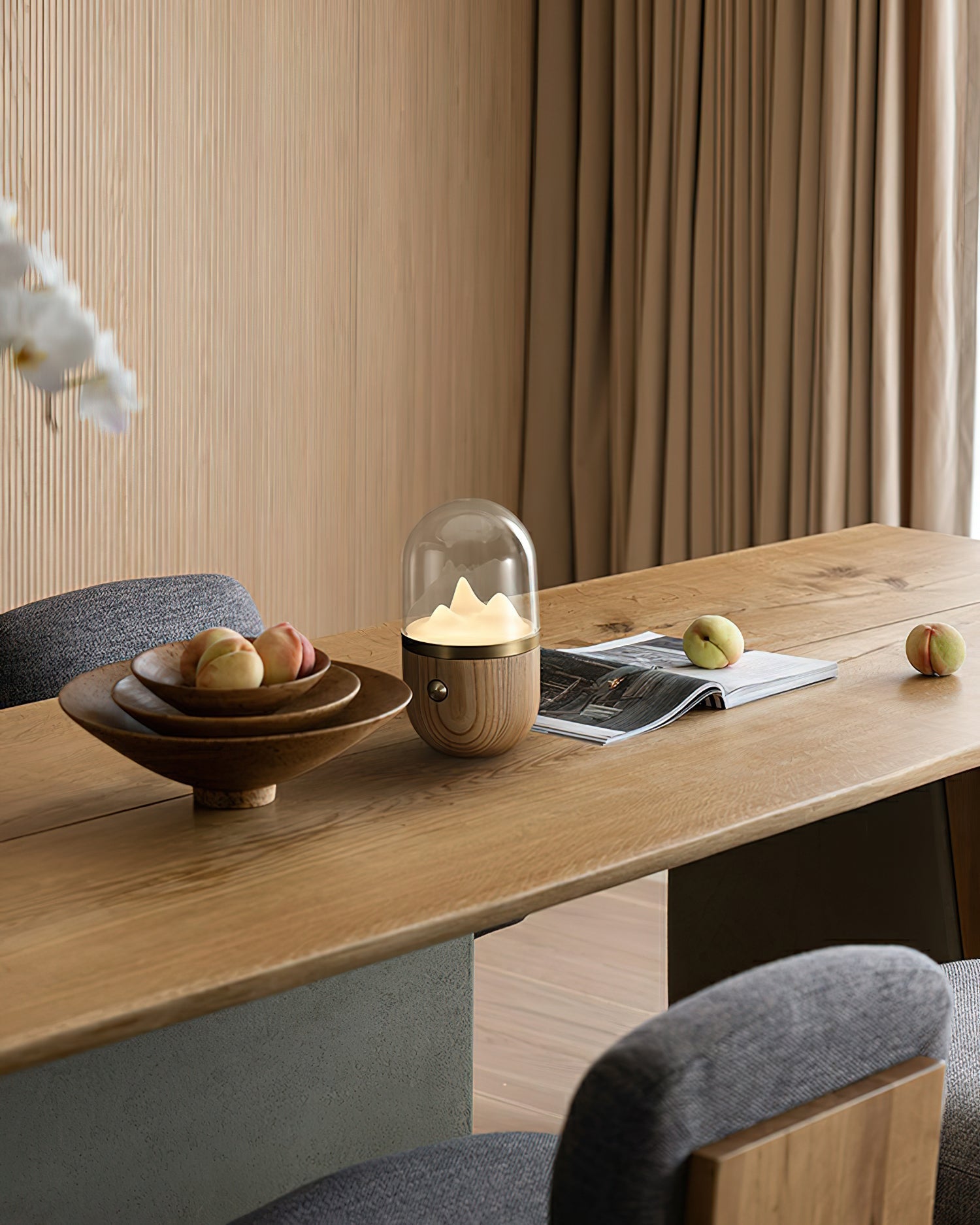 Mountain Peak Night Table Lamp - Blowlighting