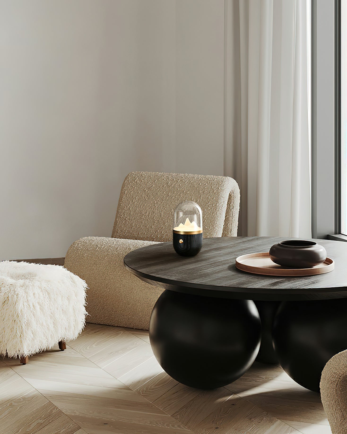 Mountain Peak Night Table Lamp - Blowlighting