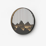 Sumi Mountain Circular Wall Light - Blowlighting