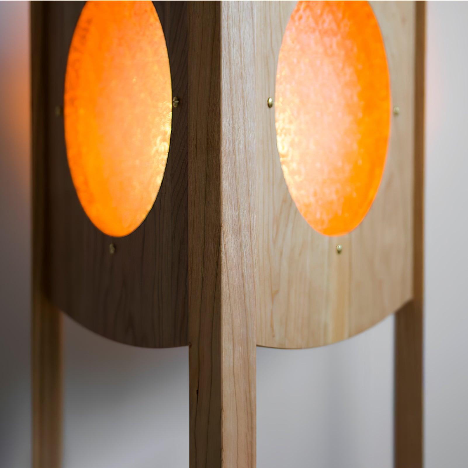 Liorenth Wooden Panel Floor Lamp - Blowlighting
