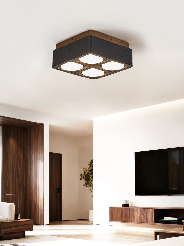 Multi Spot Square Ceiling Lamp - Vakkerlight