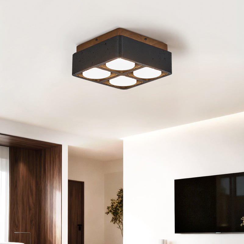 Multi Spot Square Ceiling Lamp - Vakkerlight