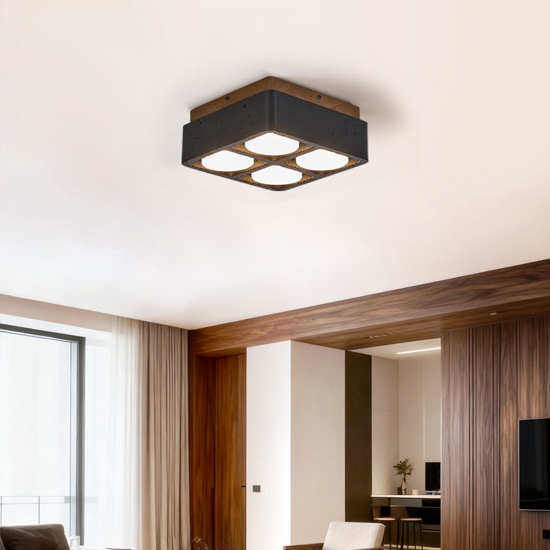 Multi Spot Square Ceiling Lamp - Vakkerlight