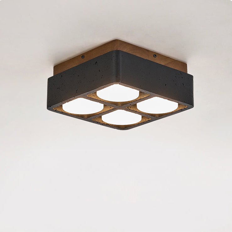 Multi Spot Square Ceiling Lamp - Vakkerlight