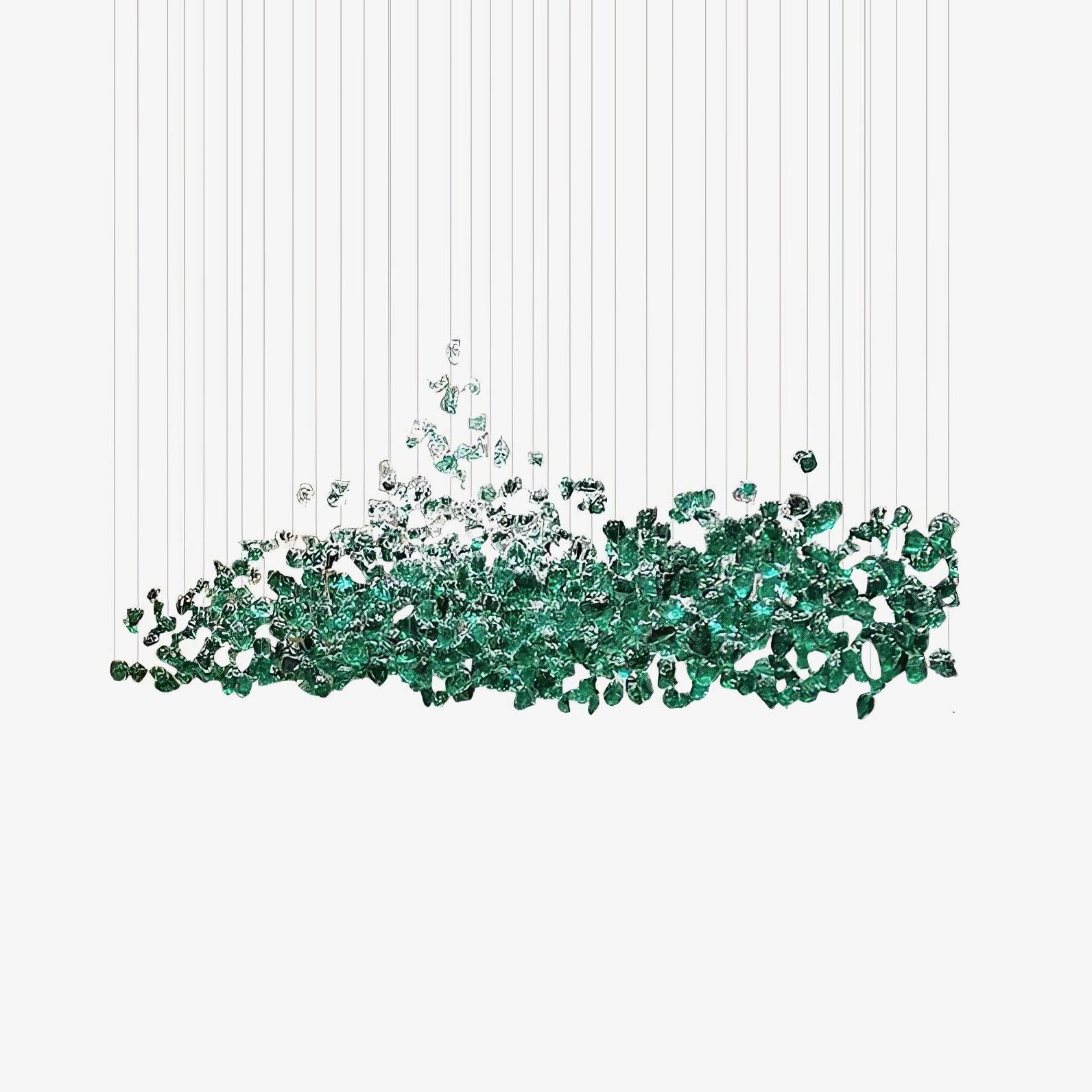 Veshaa Postmodern Luxury Stone Crystal Chandelier - Blowlighting