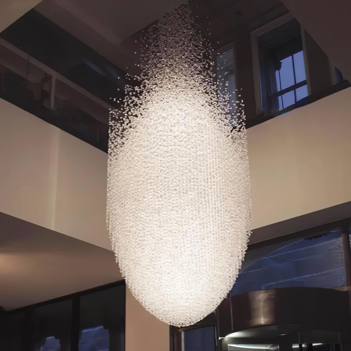 Veshaa Postmodern Luxury Stone Crystal Chandelier - Blowlighting
