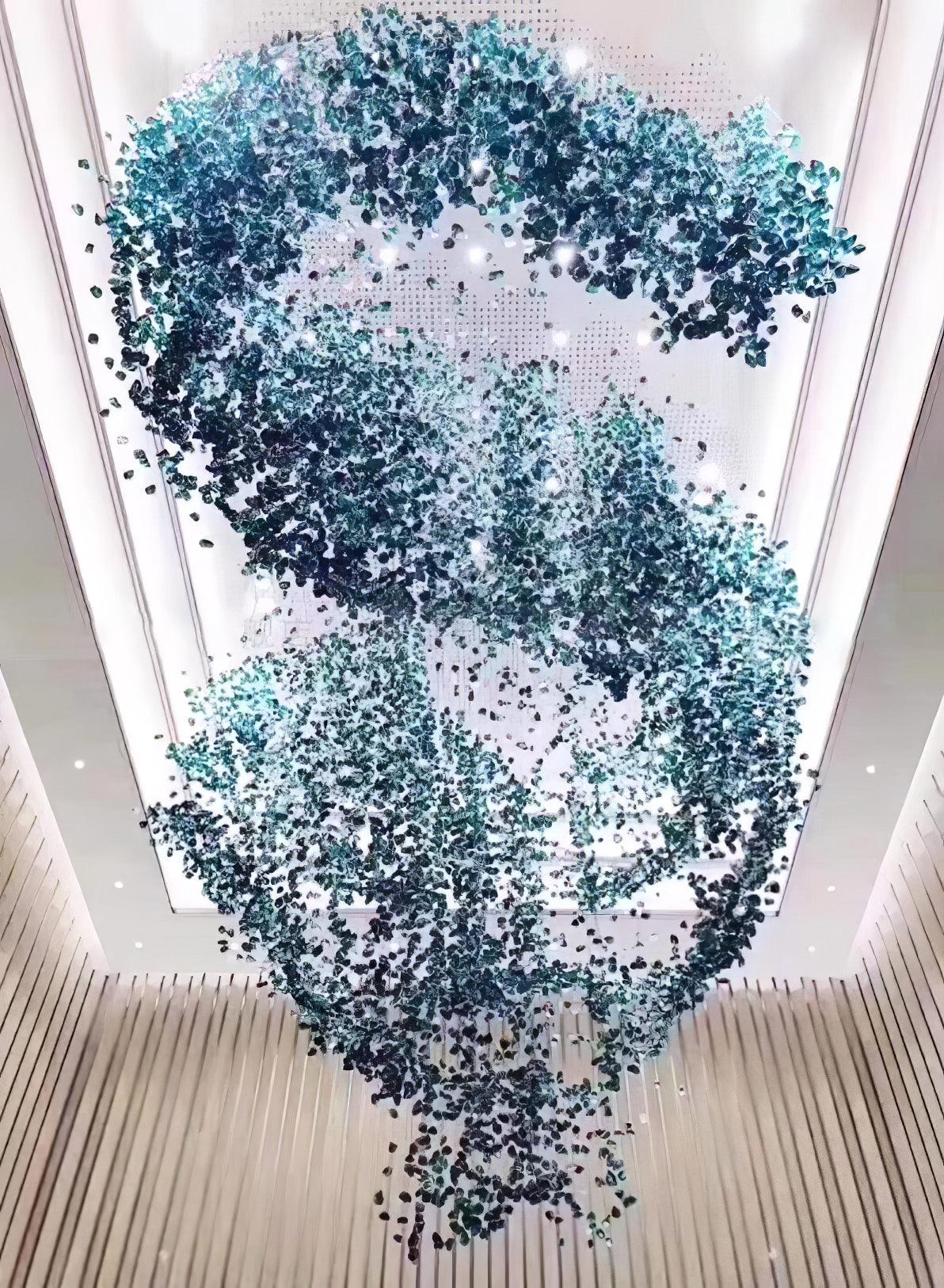 Veshaa Postmodern Luxury Stone Crystal Chandelier - Blowlighting