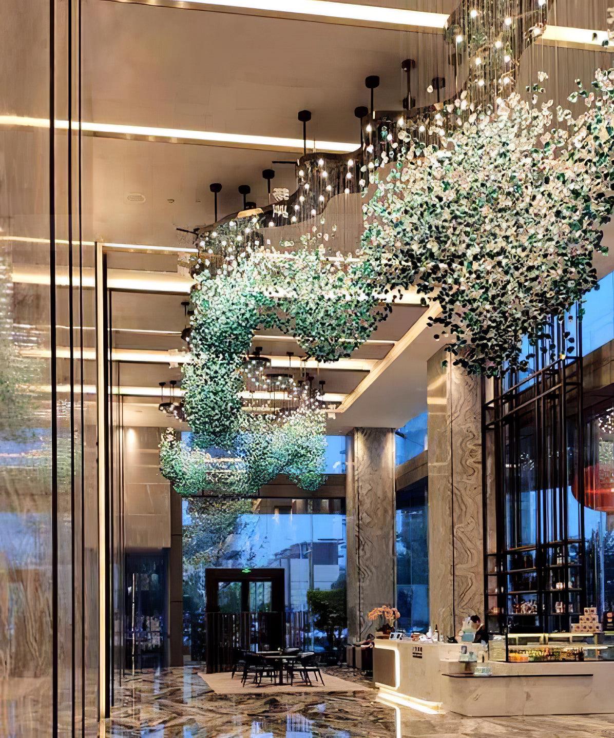 Veshaa Postmodern Luxury Stone Crystal Chandelier - Blowlighting