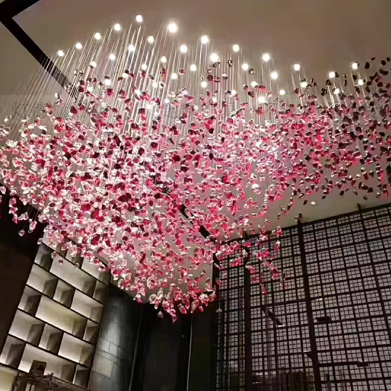 Veshaa Postmodern Luxury Stone Crystal Chandelier - Blowlighting