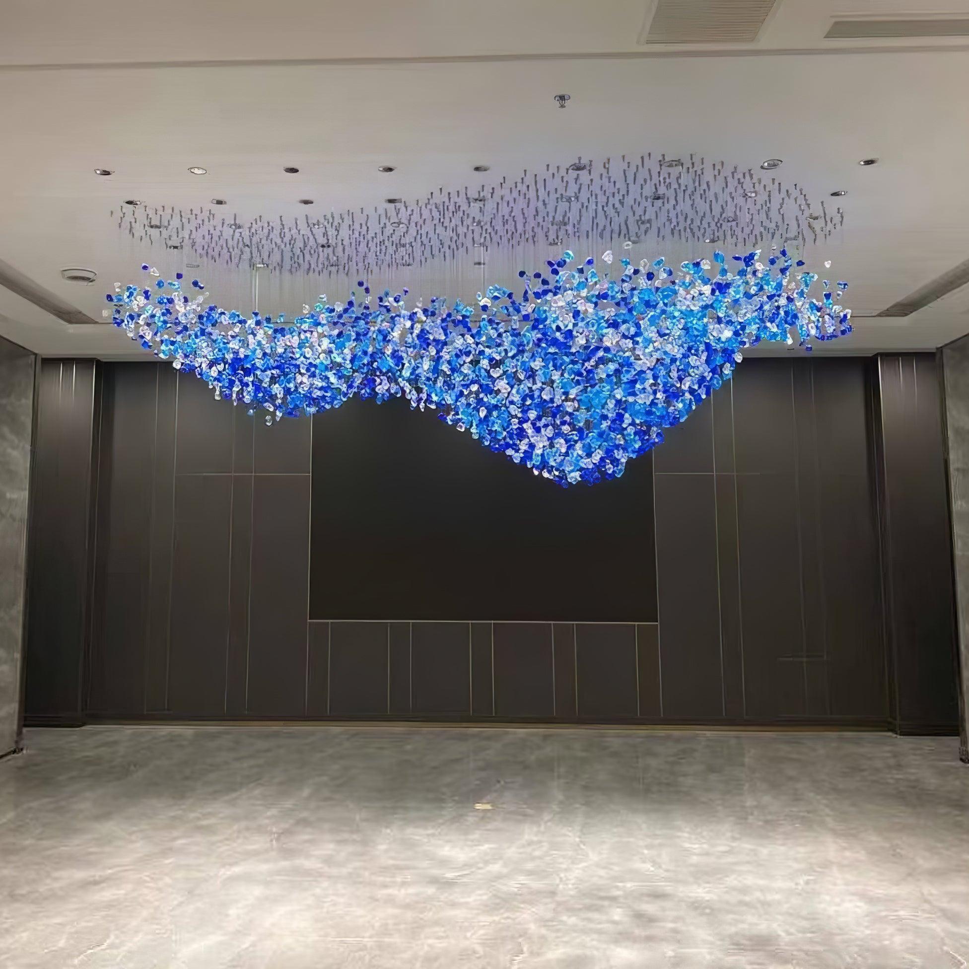Veshaa Postmodern Luxury Stone Crystal Chandelier - Blowlighting