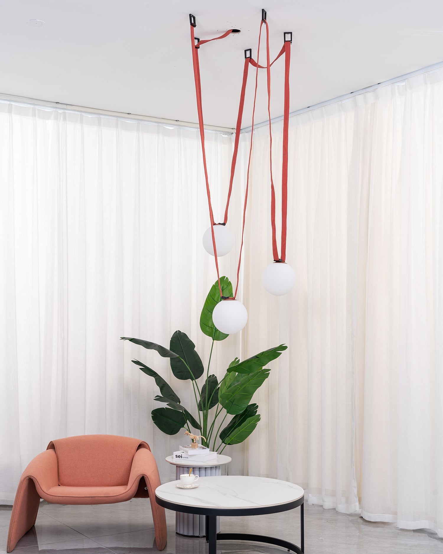 Multiple Belt Art Pendant Light - Blowlighting