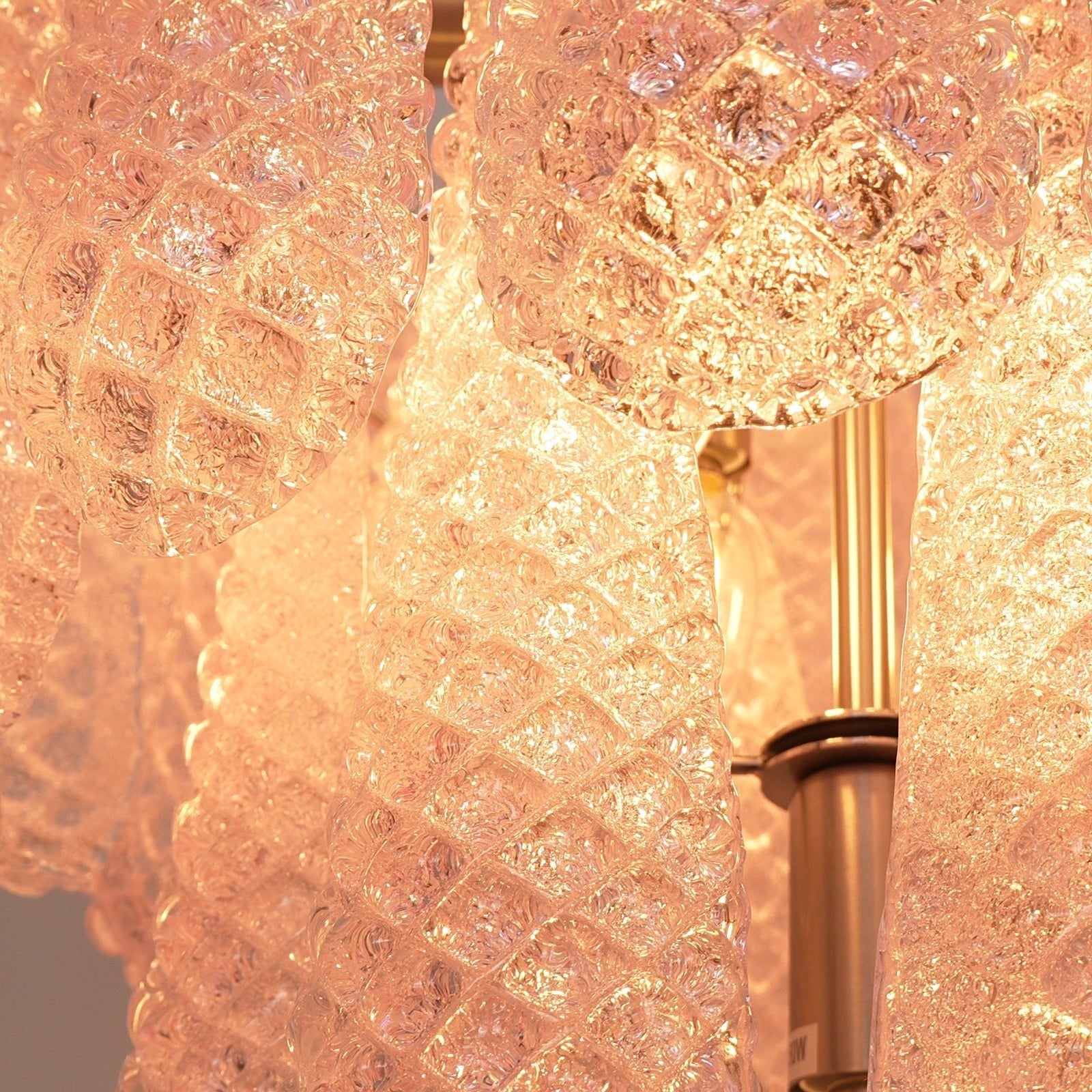 Aurora Chandelier Pink Dewdrop Cascading Romantic - Blowlighting