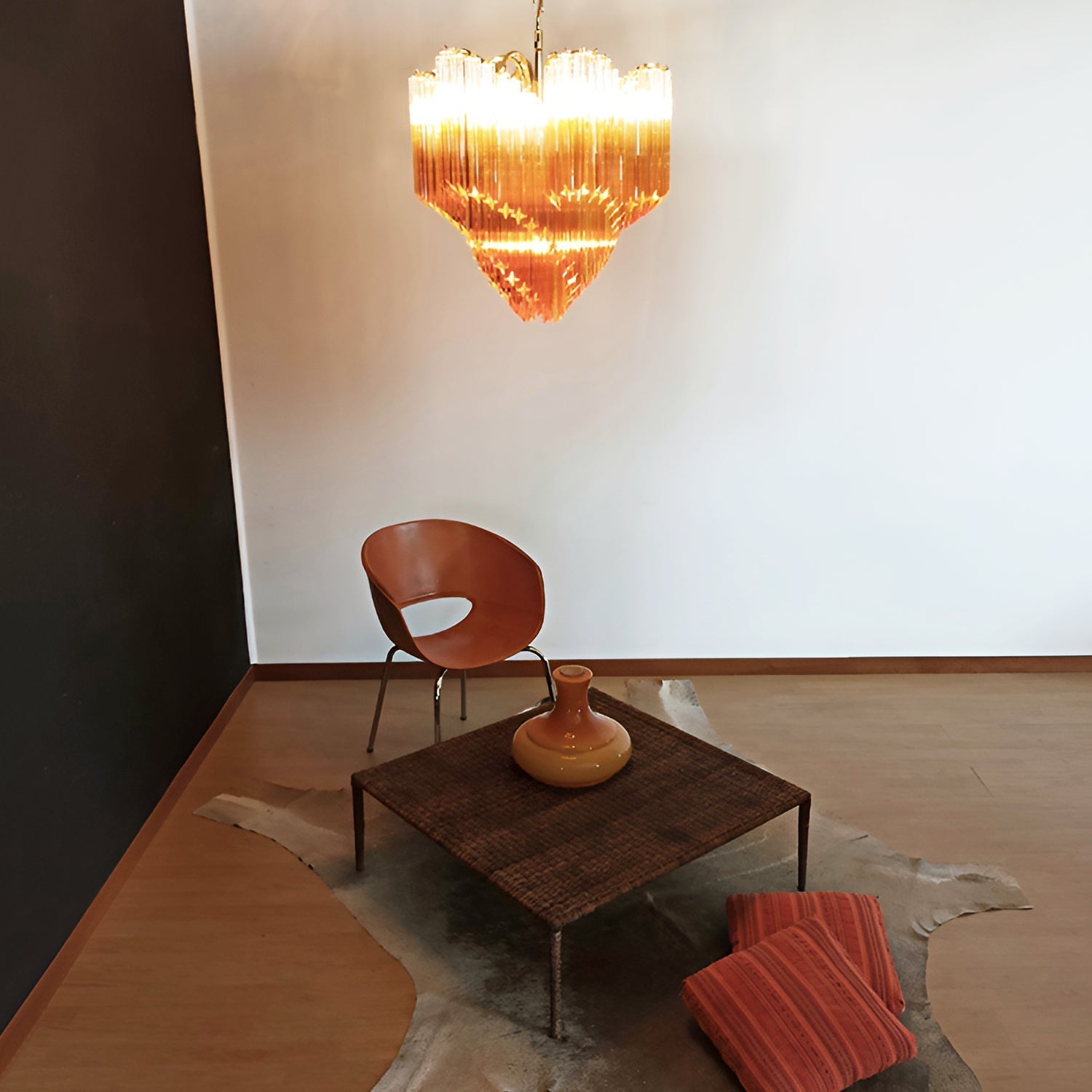Evmararae Gradient Glass Chandelier - Blowlighting