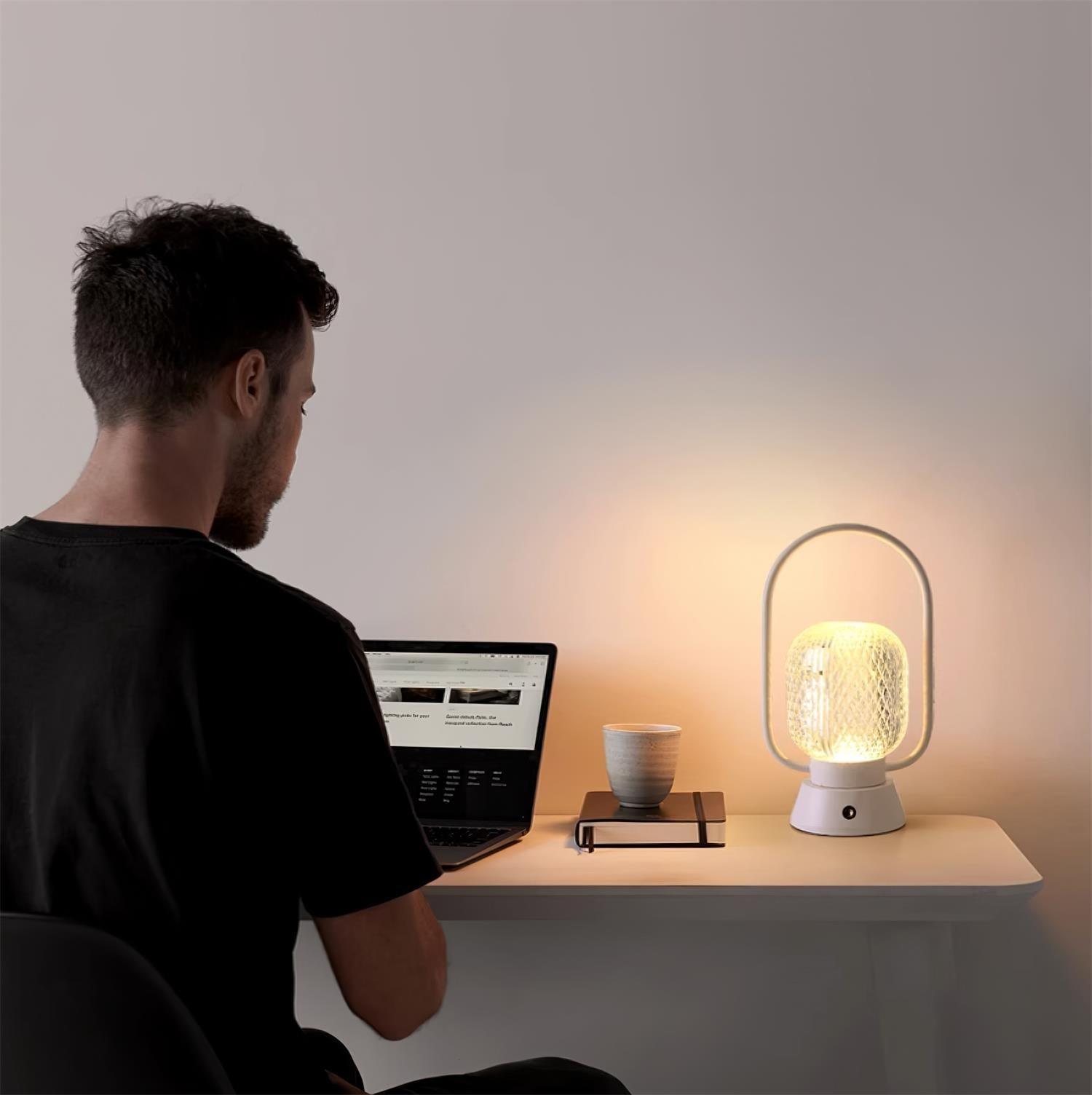 Lattice Modern Acrylic Table Lamp - Blowlighting