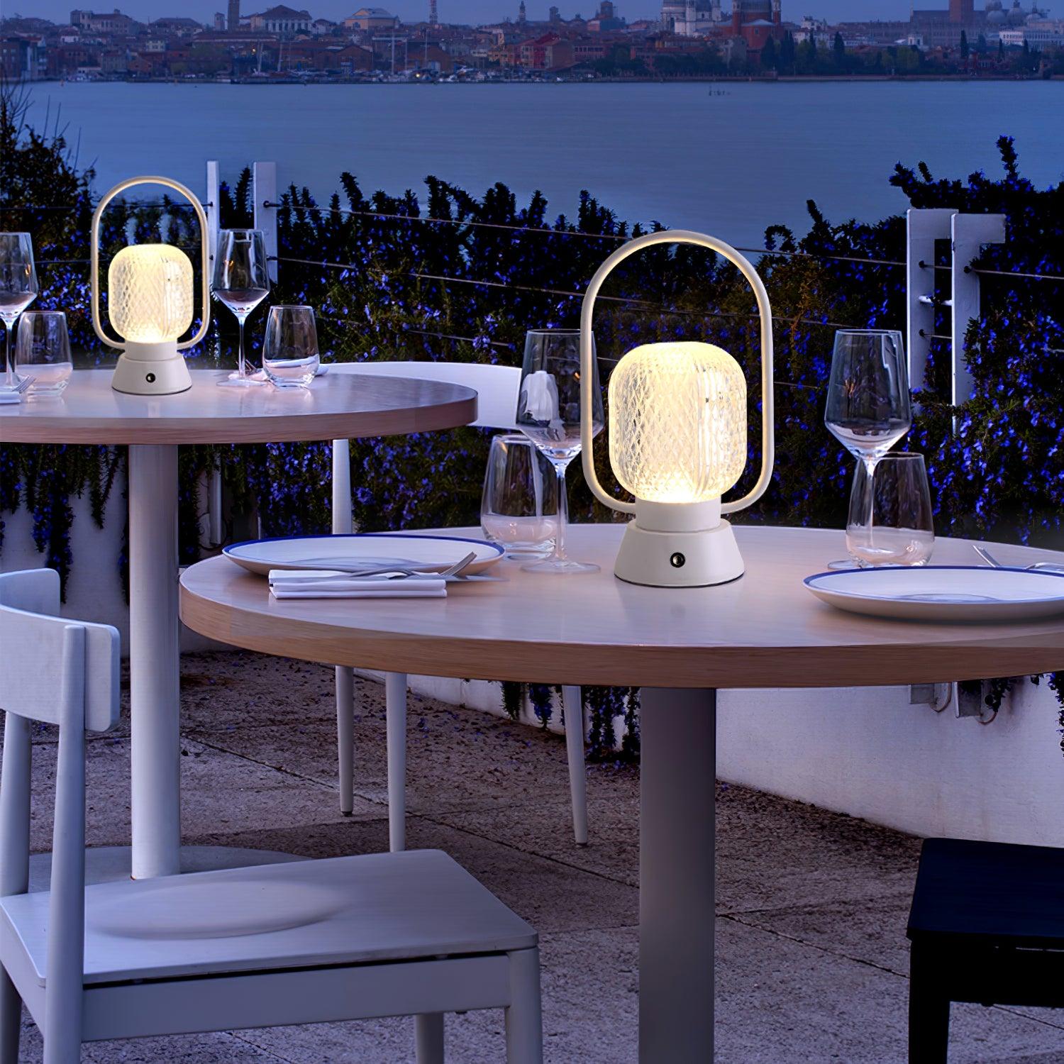 Lattice Modern Acrylic Table Lamp - Blowlighting