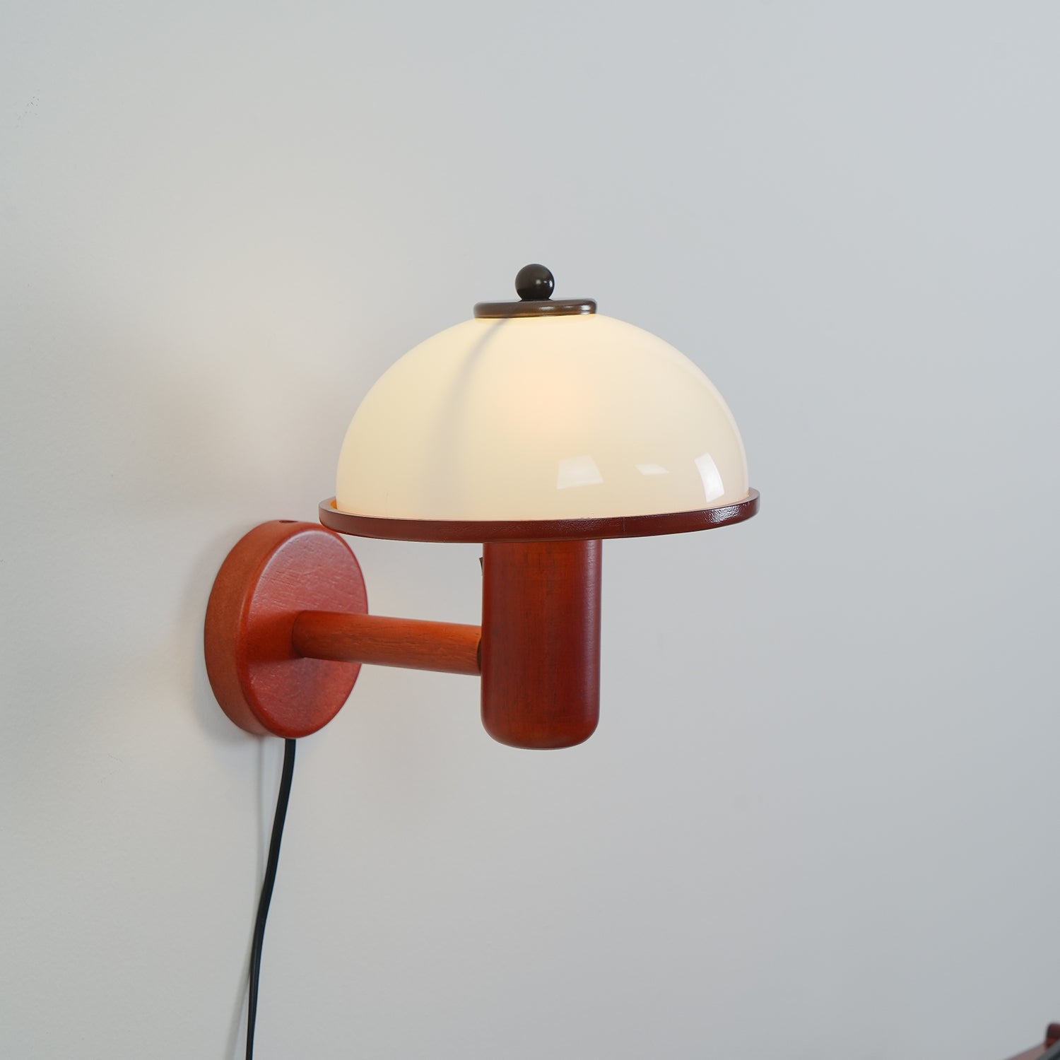 Mushroom Wood Wall Lamp - Blowlighting