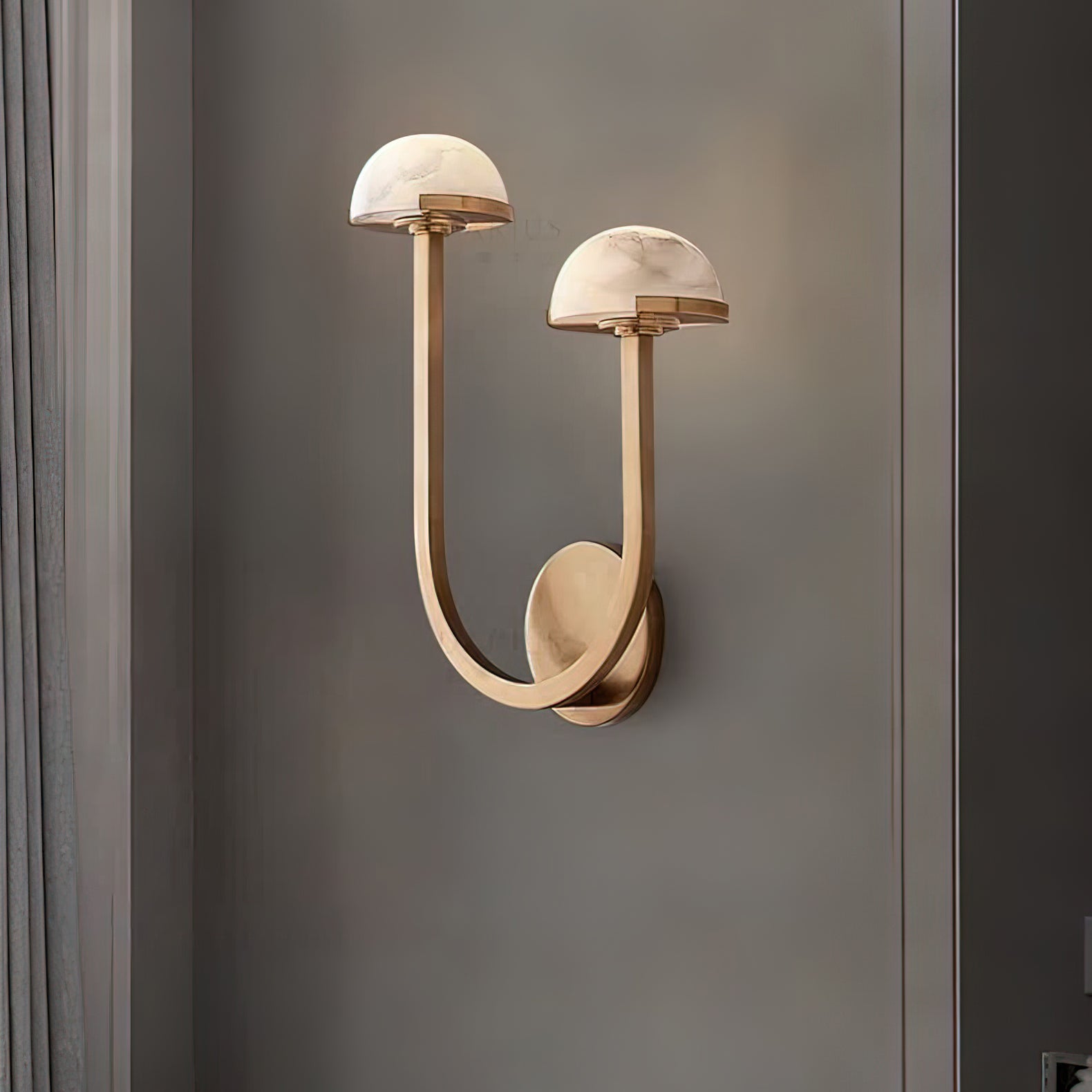 Vitalira Double Alabaster Wall Light - Blowlighting
