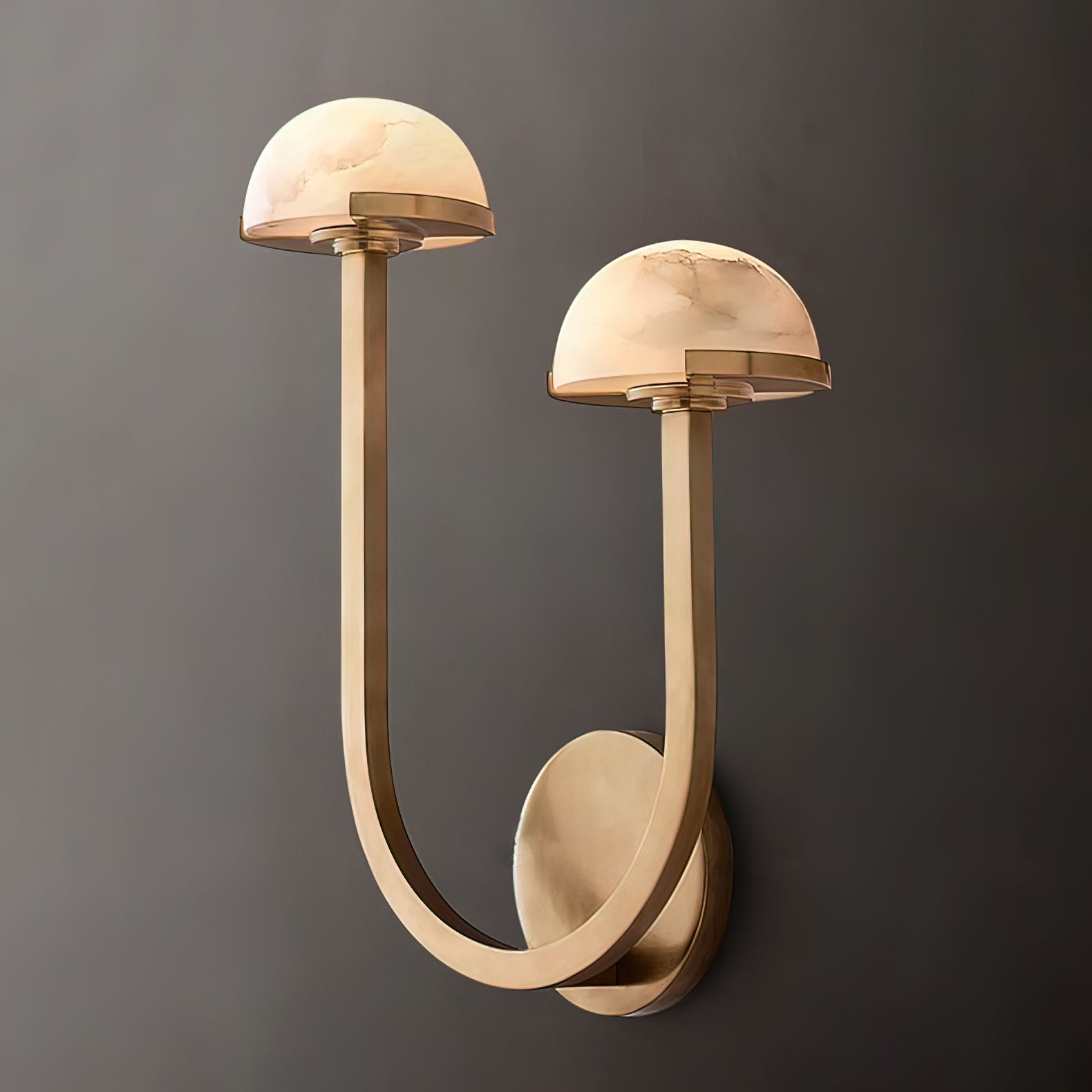 Vitalira Double Alabaster Wall Light - Blowlighting