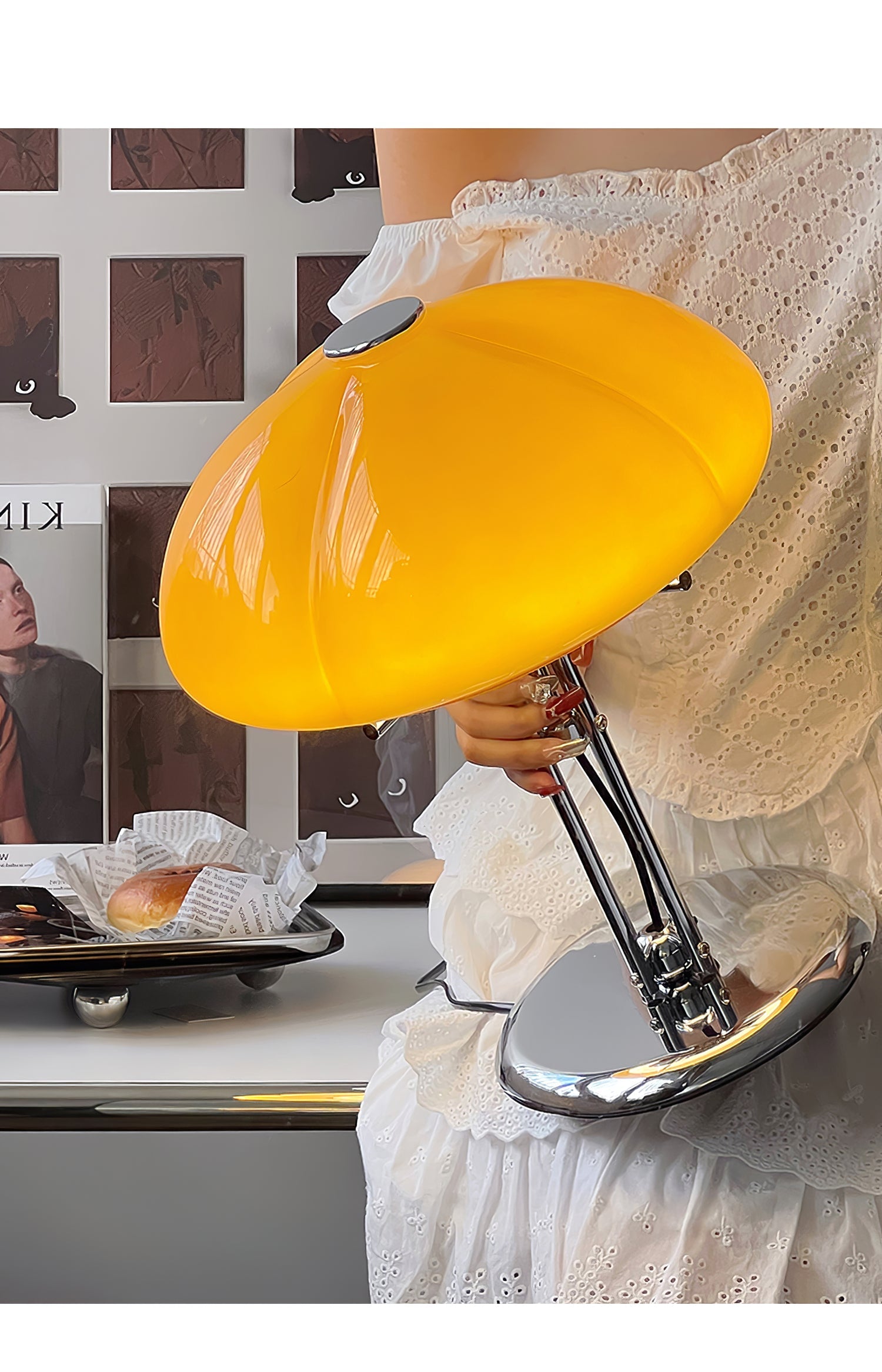 Mushroom Bauhaus Table Lamp - Blowlighting