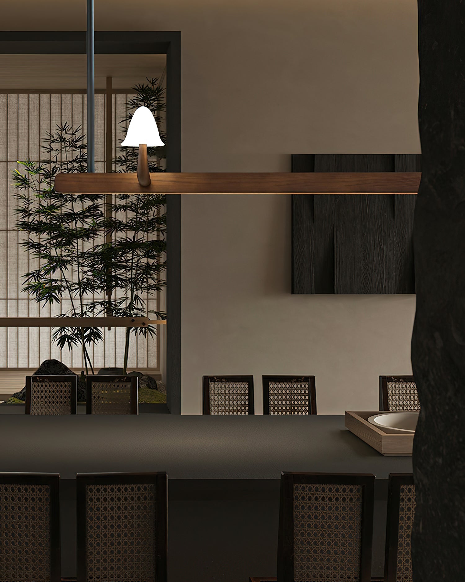 Mushroom Beam Chandelier - Blowlighting
