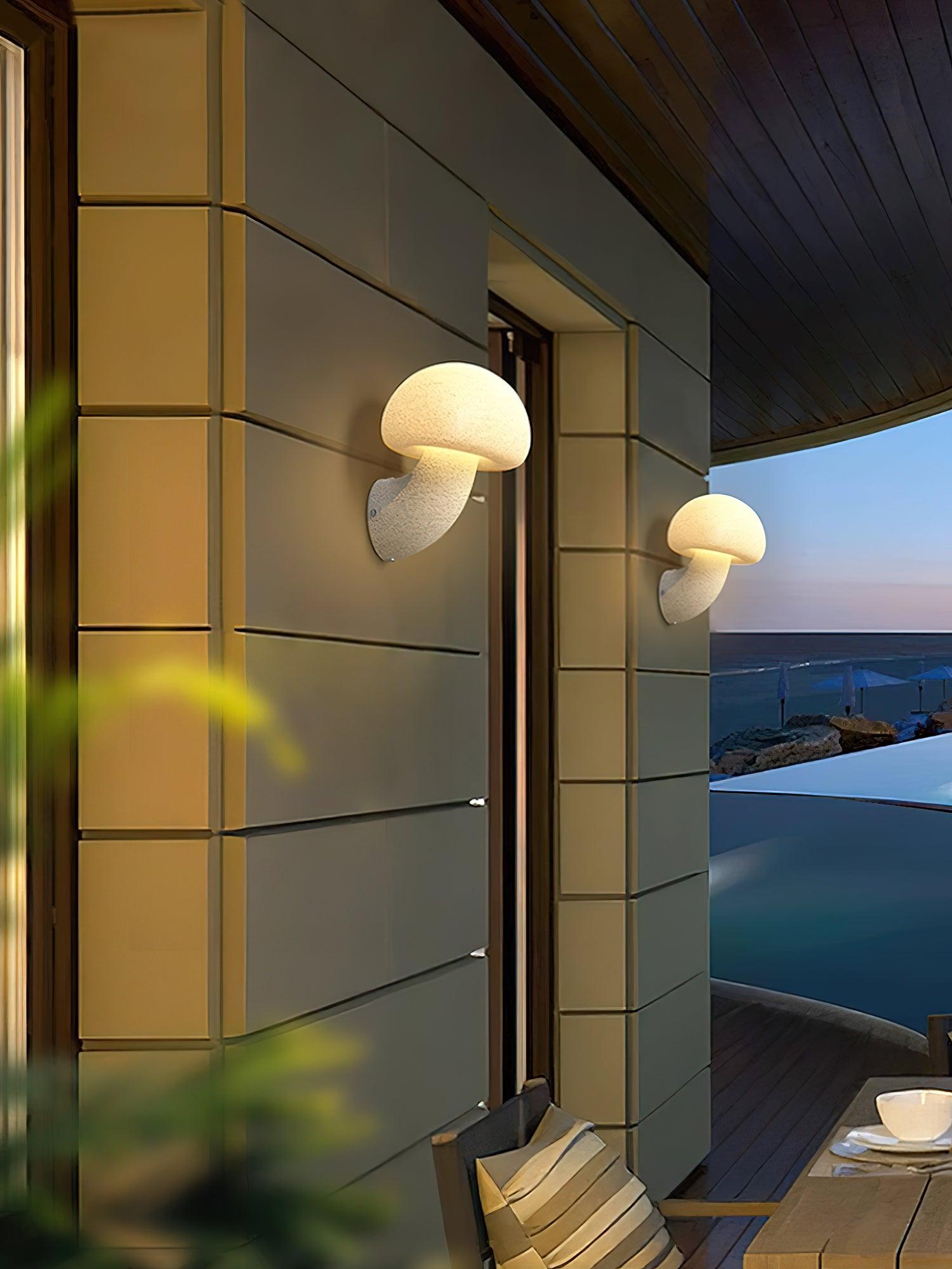 Mushroom Resin Plug-in Wall Lamp - Blowlighting