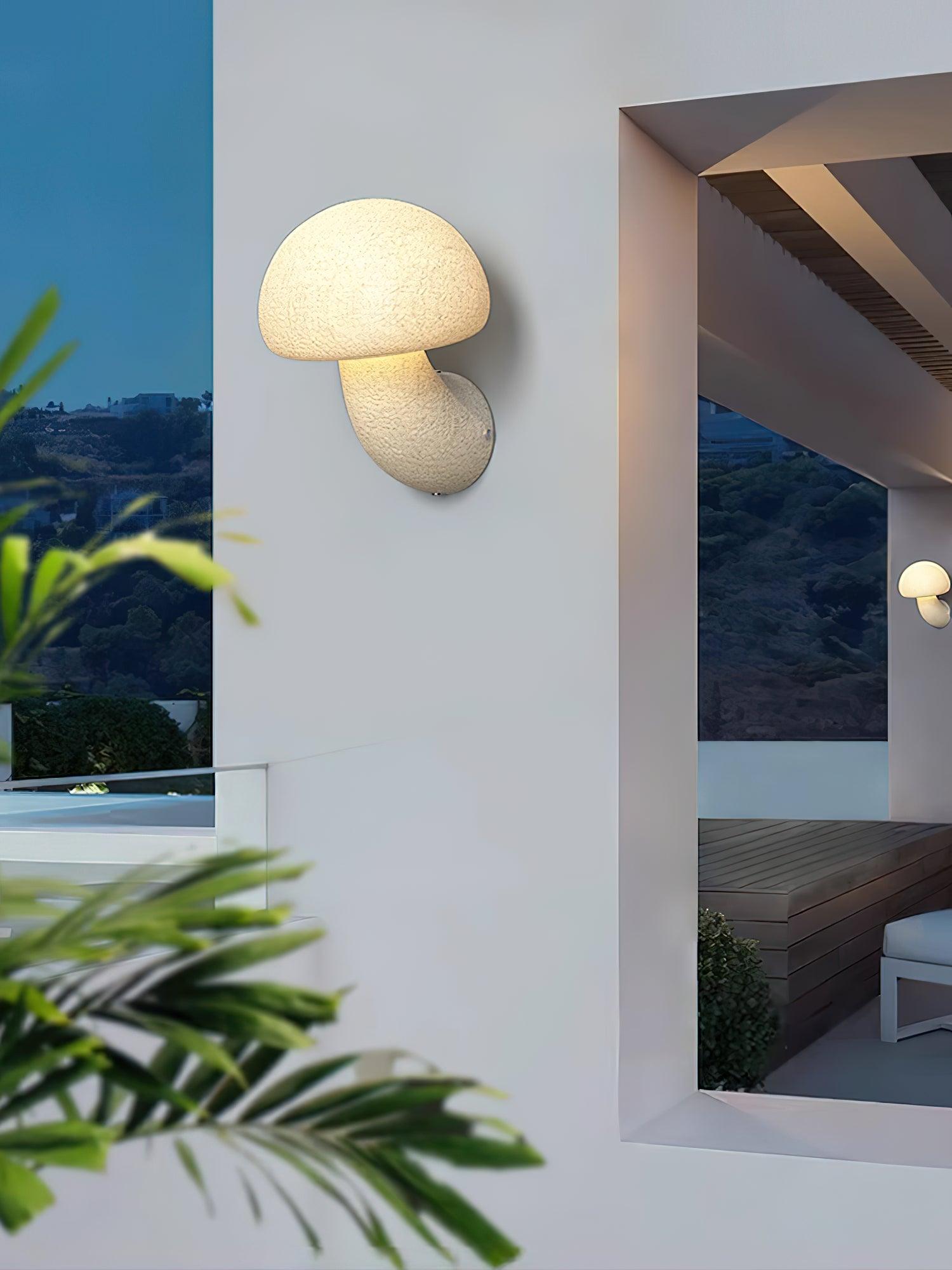 Mushroom Resin Plug-in Wall Lamp - Blowlighting