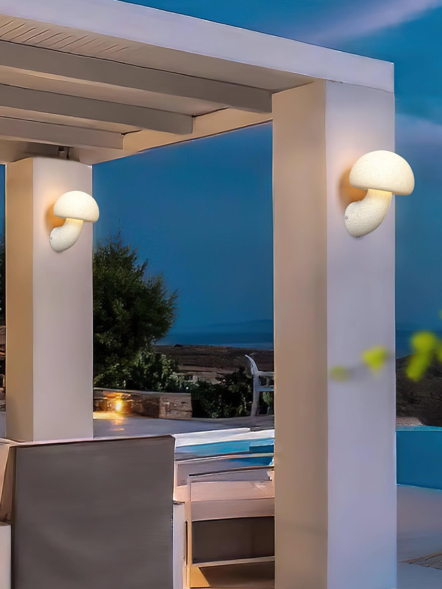 Mushroom Resin Plug-in Wall Lamp - Blowlighting